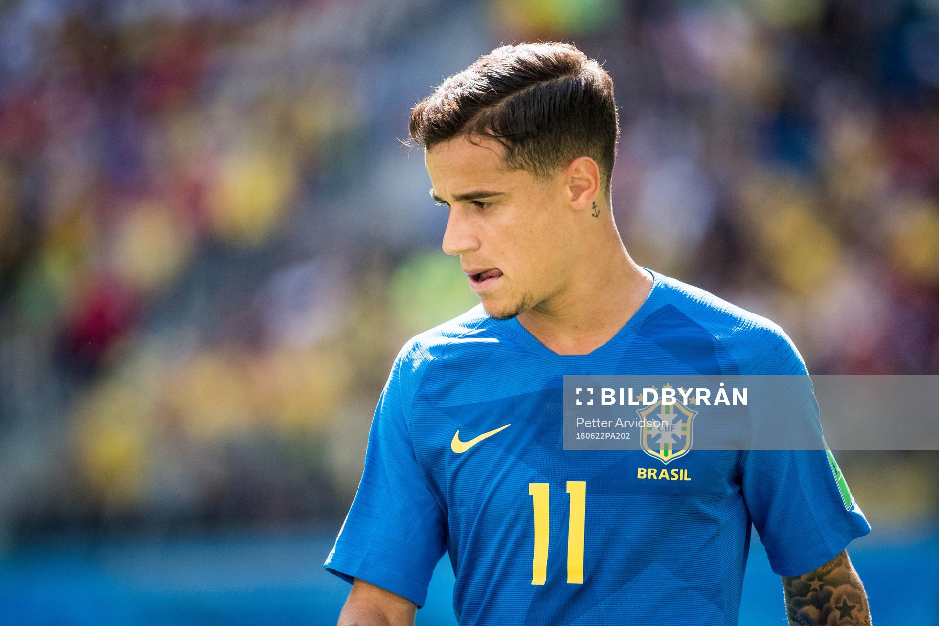 Philippe Coutinho of Brazil