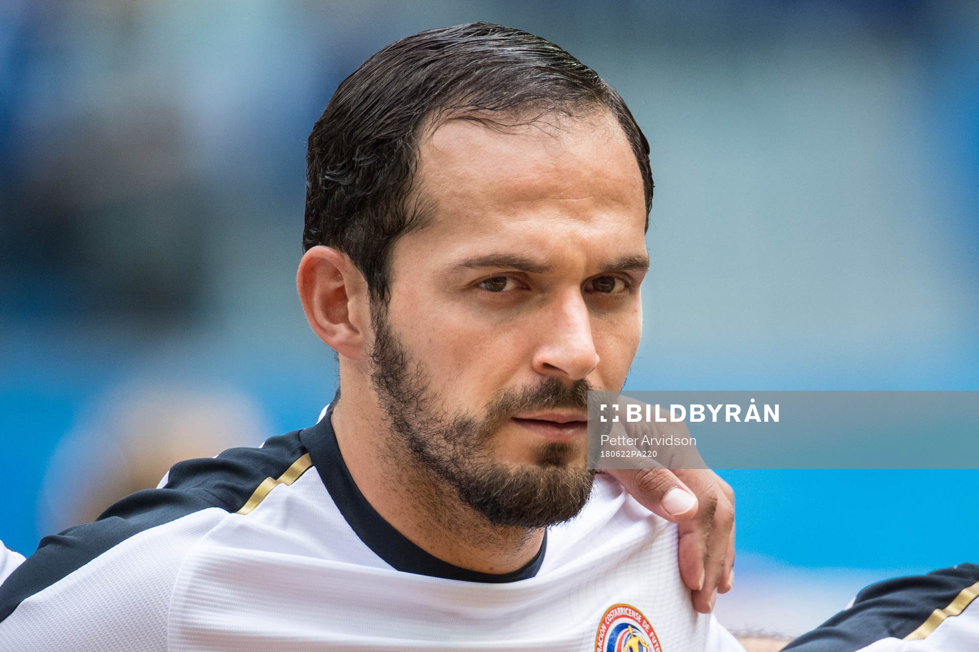 Marcos Urena of Costa Rica prior the FIFA World Cup group