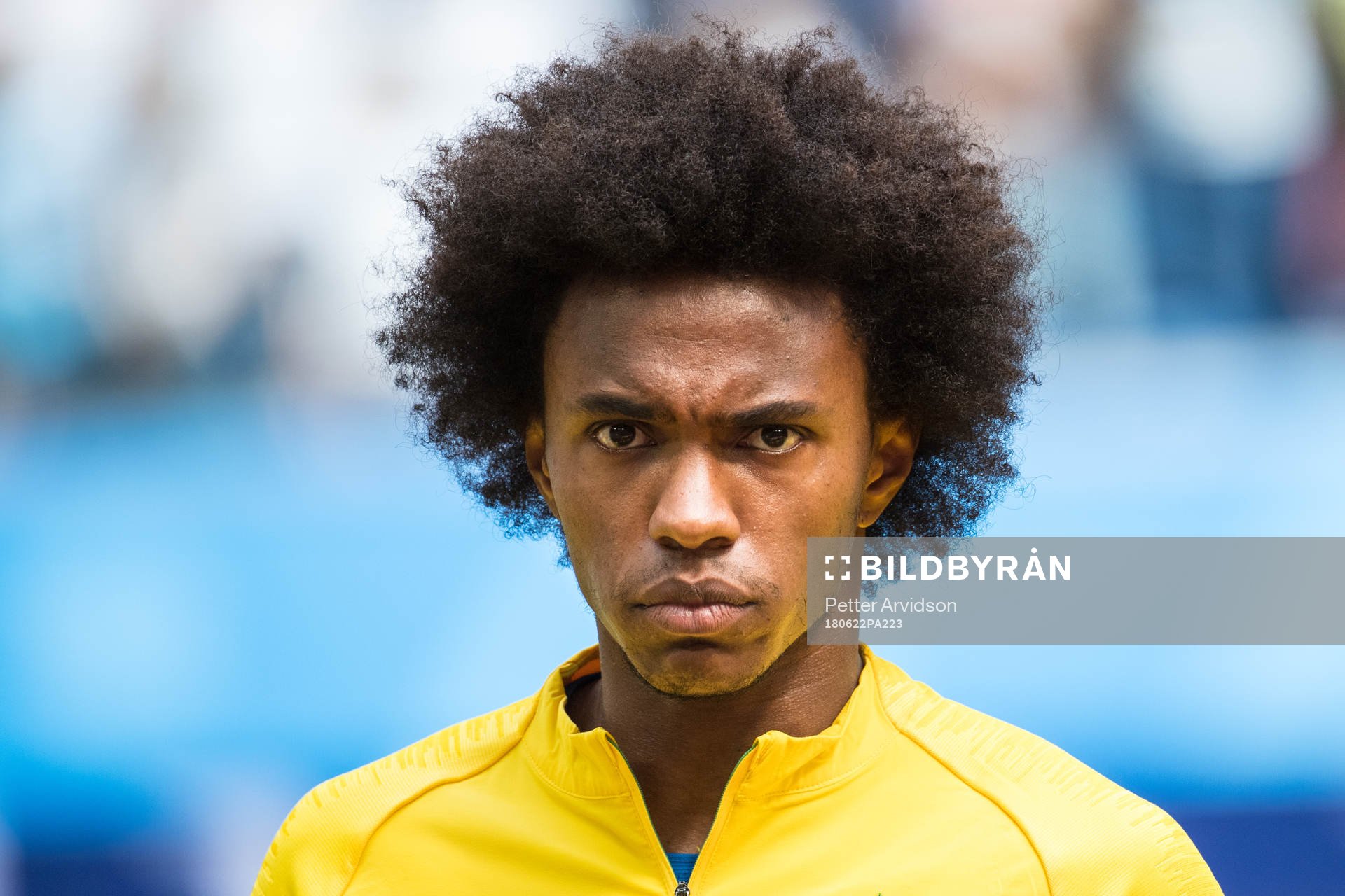 Willian of Brazil prior the FIFA World Cup group stage