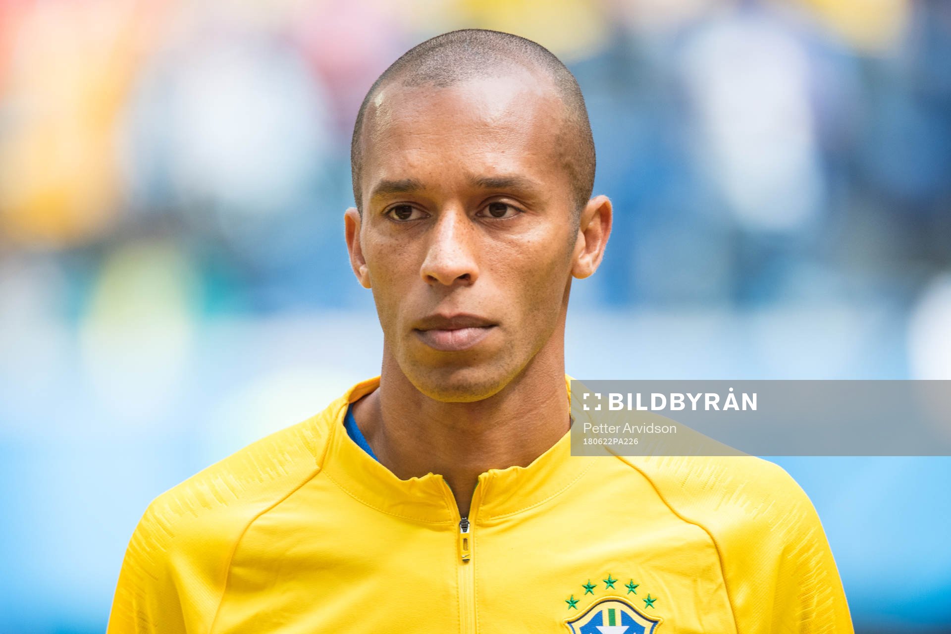 Miranda of Brazil prior the FIFA World Cup group stage