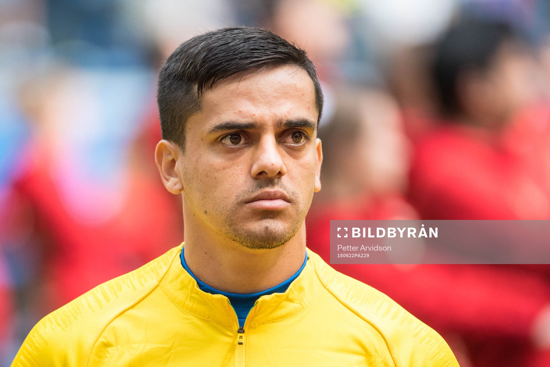 Fagner of Brazil prior the FIFA World Cup group stage match