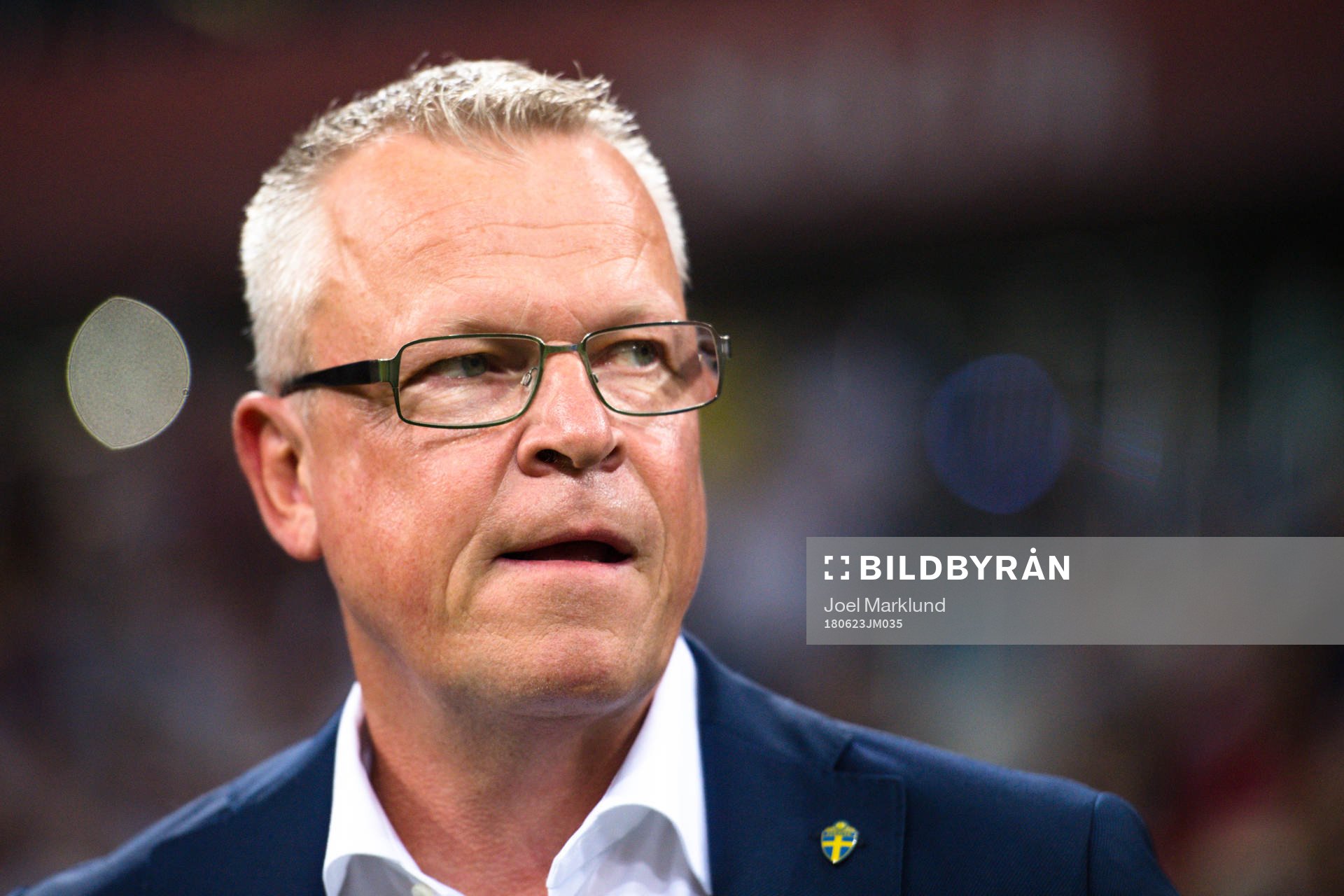 head coach Janne Andersson of Sweden