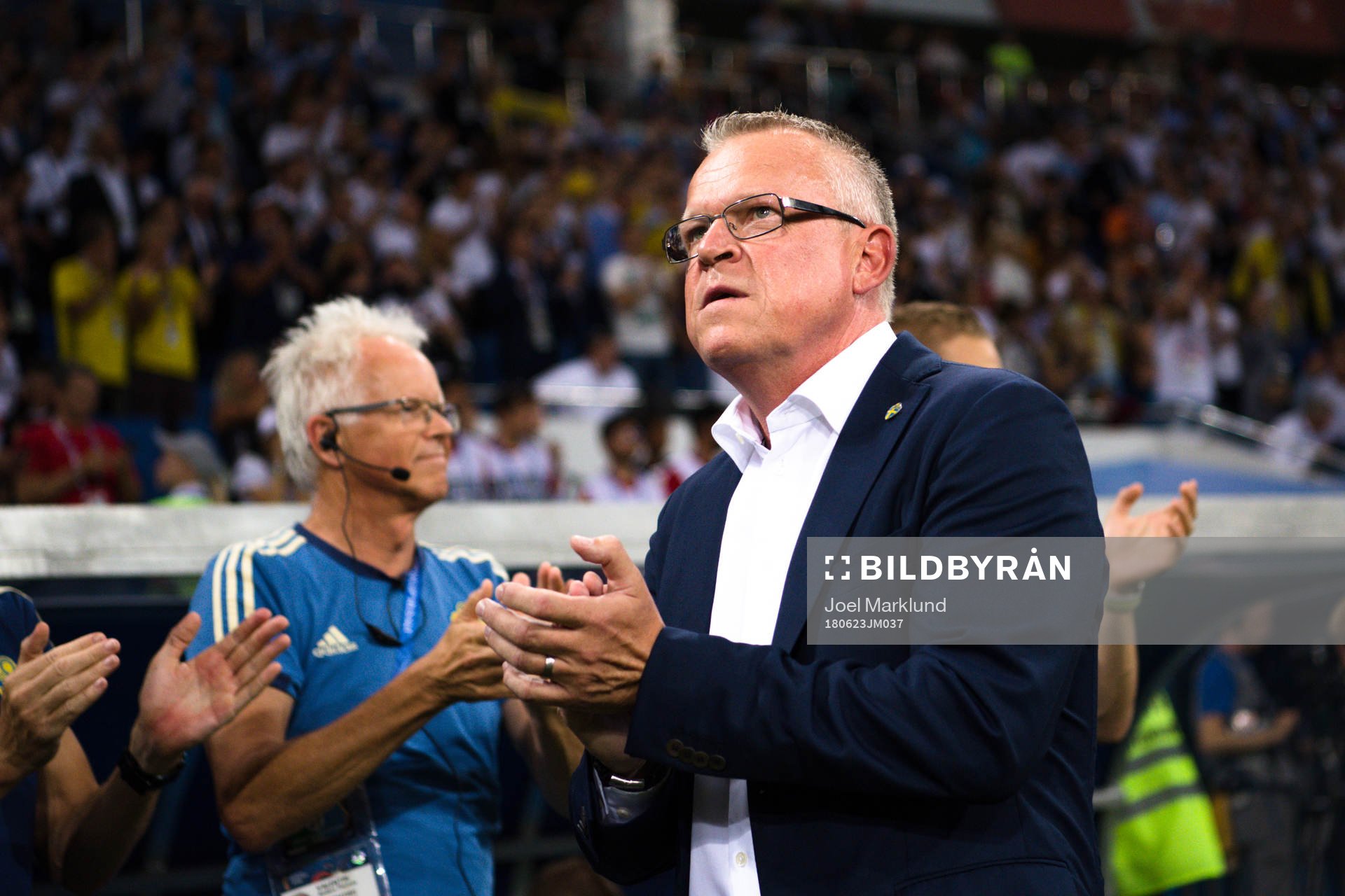 head coach Janne Andersson of Sweden