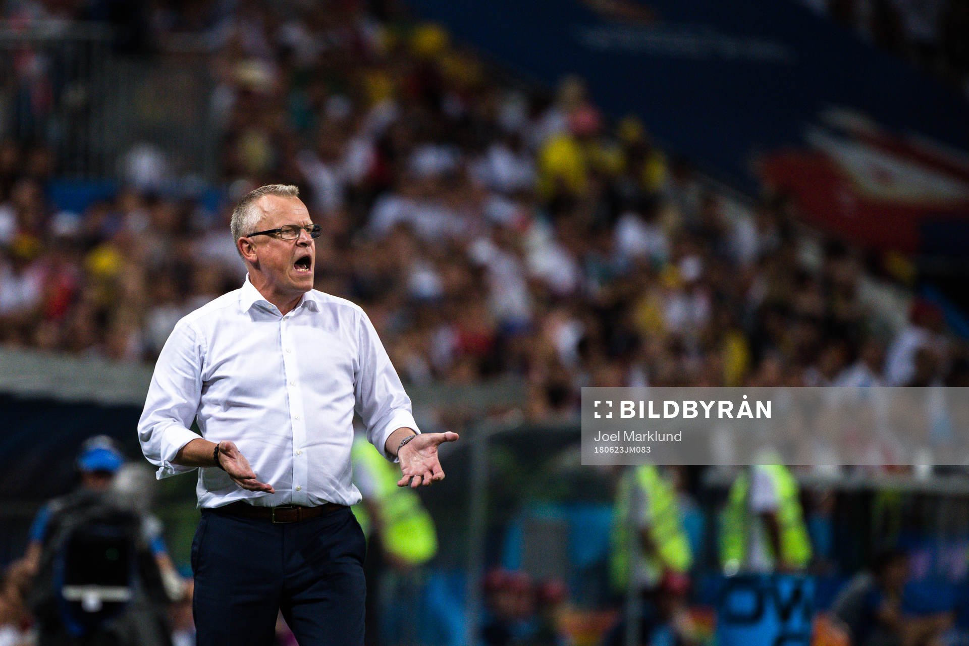 head coach Janne Andersson of Sweden