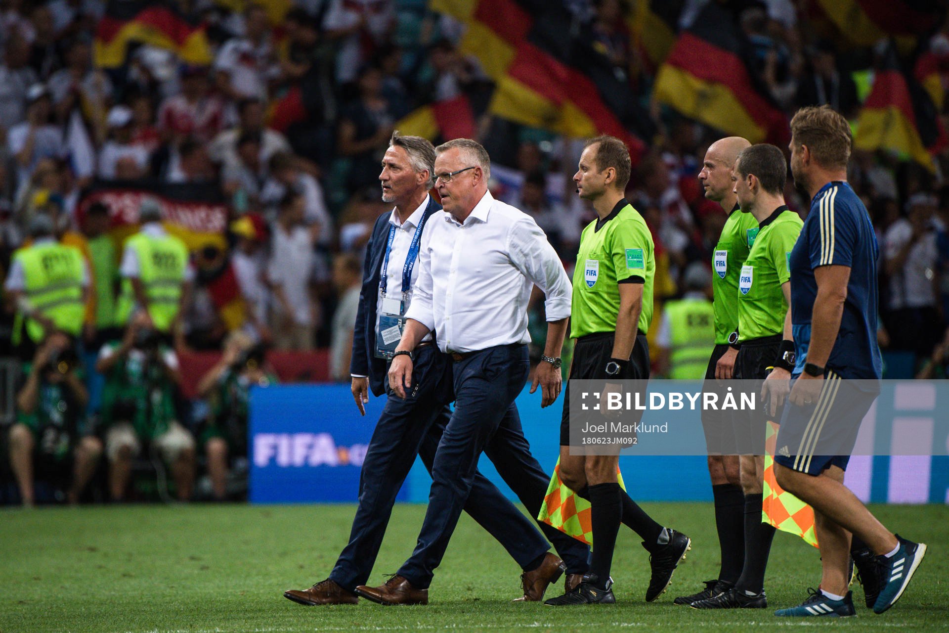 head coach Janne Andersson of Sweden