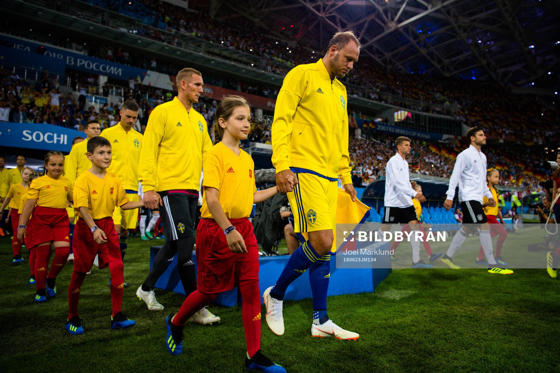 Andreas Granqvist of Sweden prior the FIFA World Cup group