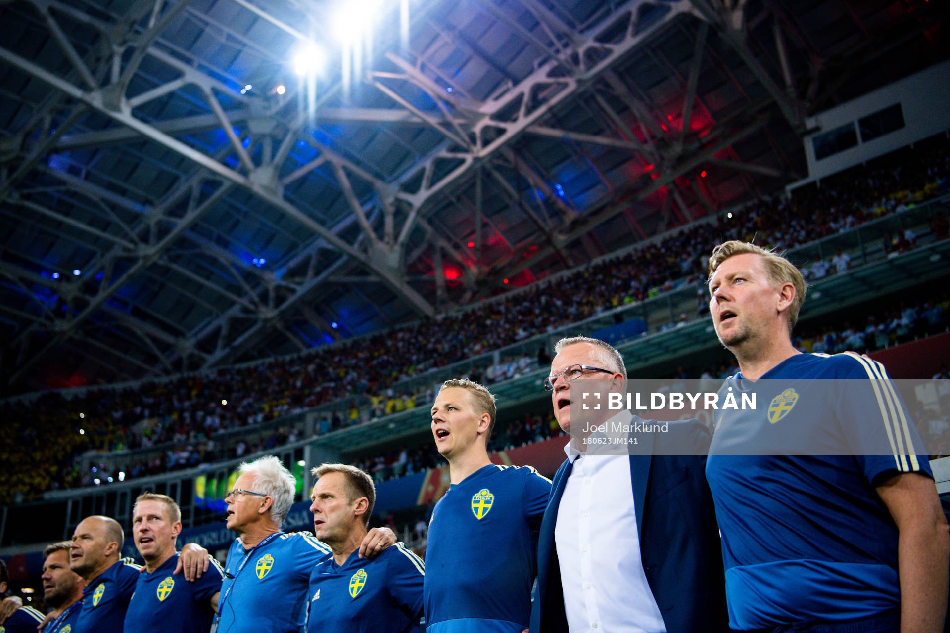 head coach Janne Andersson and assistant coach Peter