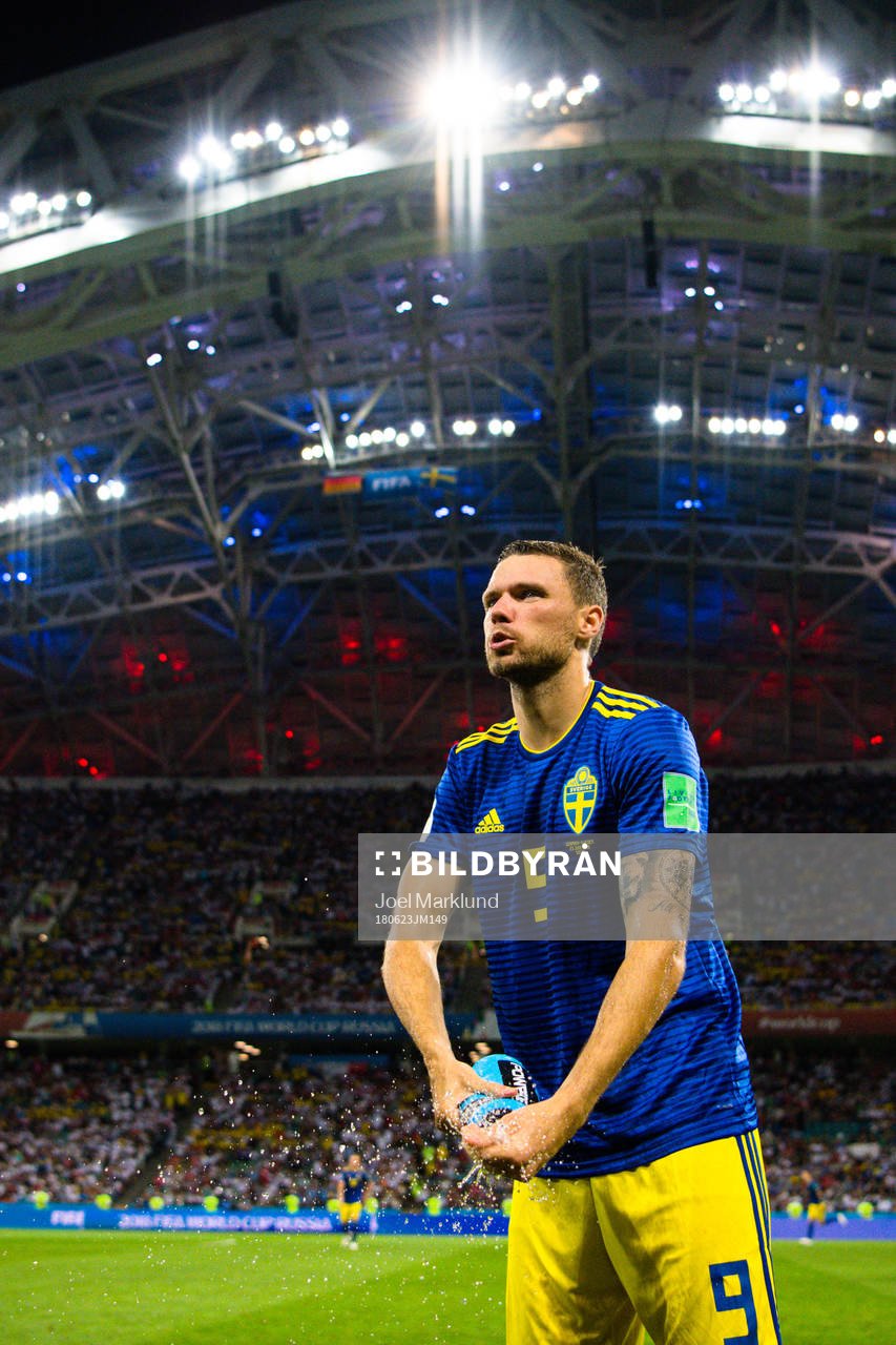 Marcus Berg of Sweden prior the FIFA World Cup group stage