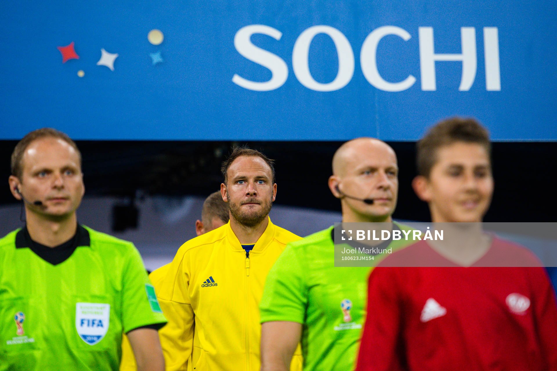 Andreas Granqvist of Sweden prior the FIFA World Cup group