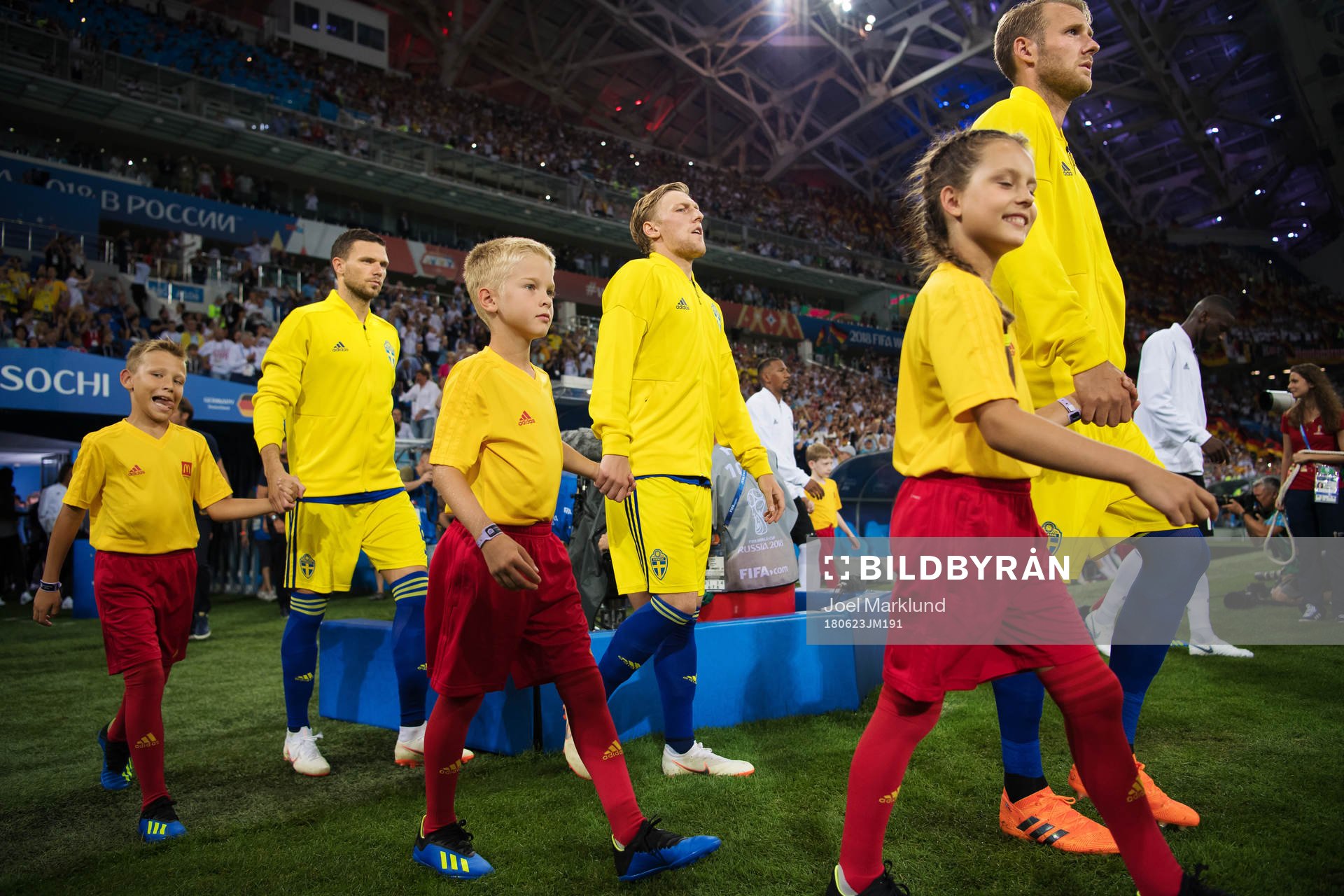 Marcus Berg, Emil Forsberg and Ola Toivonen