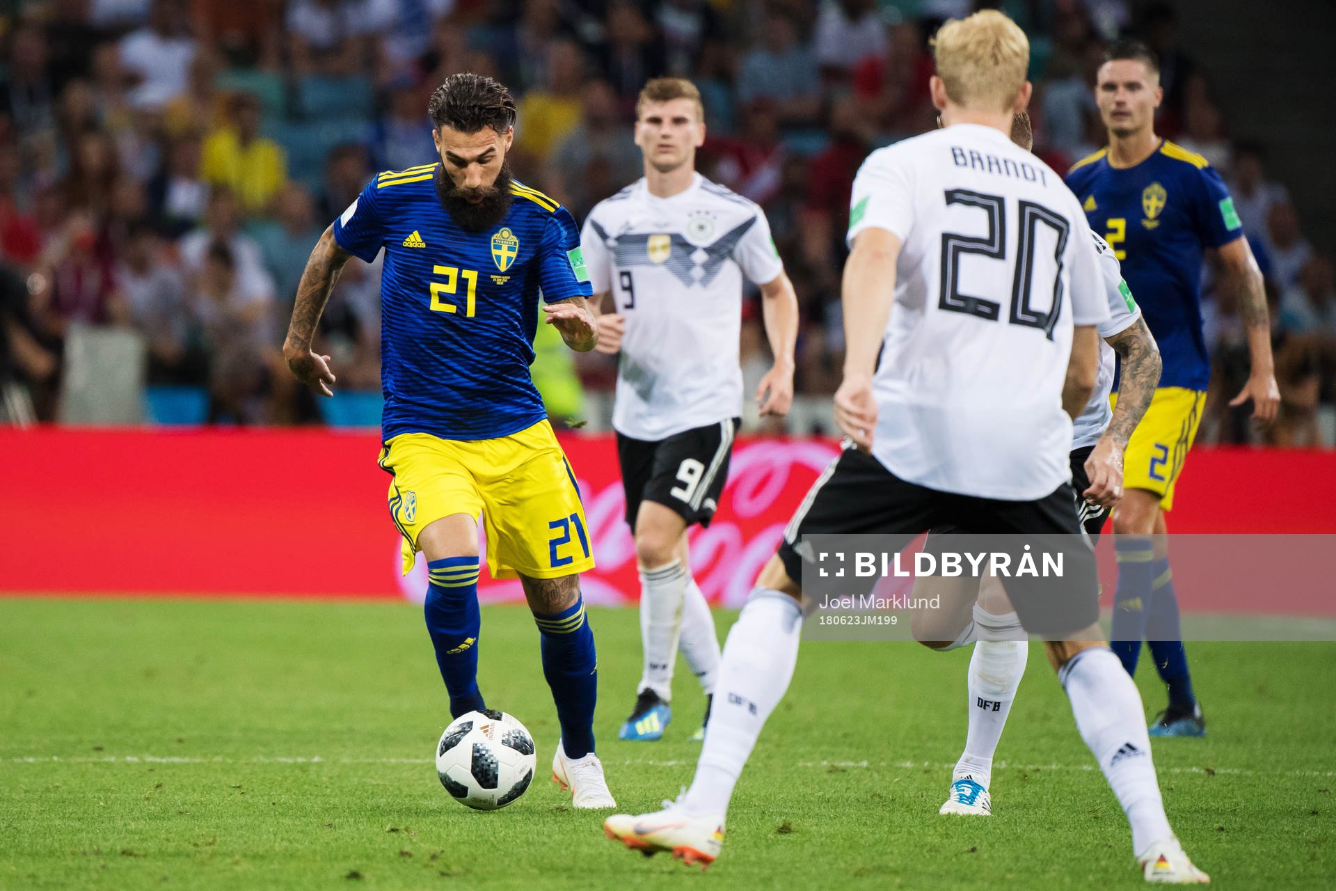 Jimmy Durmaz of Sweden