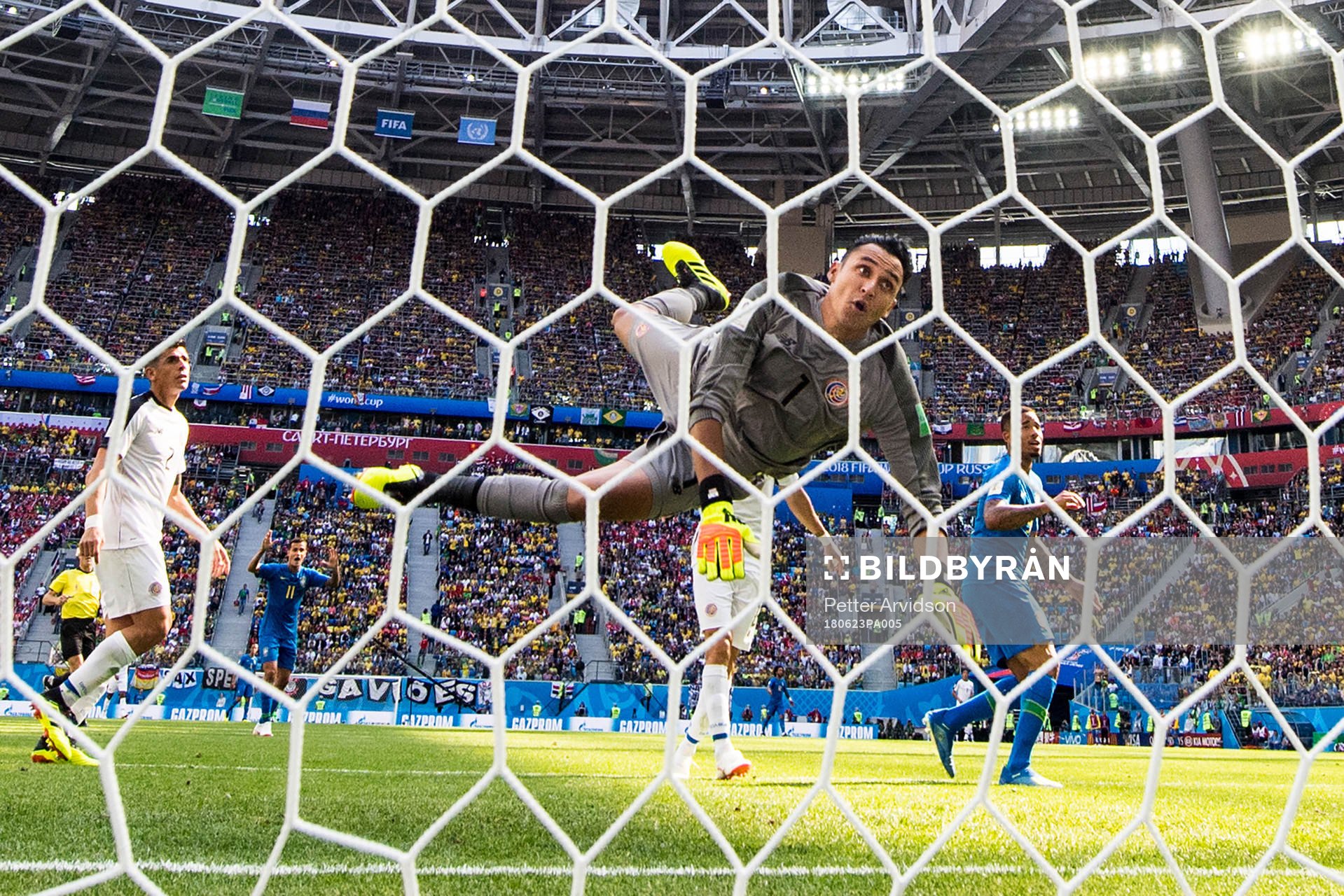 Goalkeeper Keylor Navas of Costa Rica