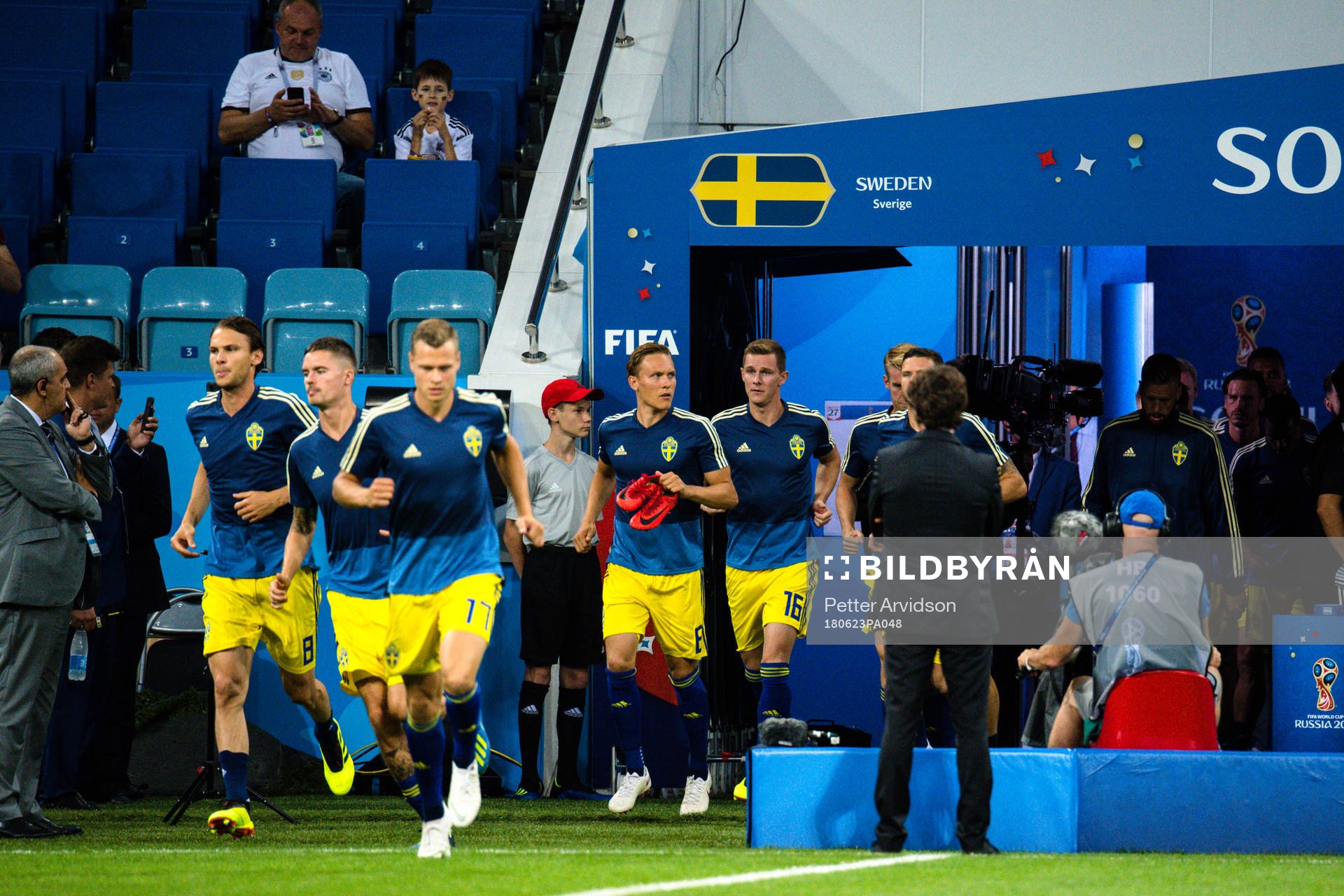 Players of Sweden prior the FIFA World Cup group stage