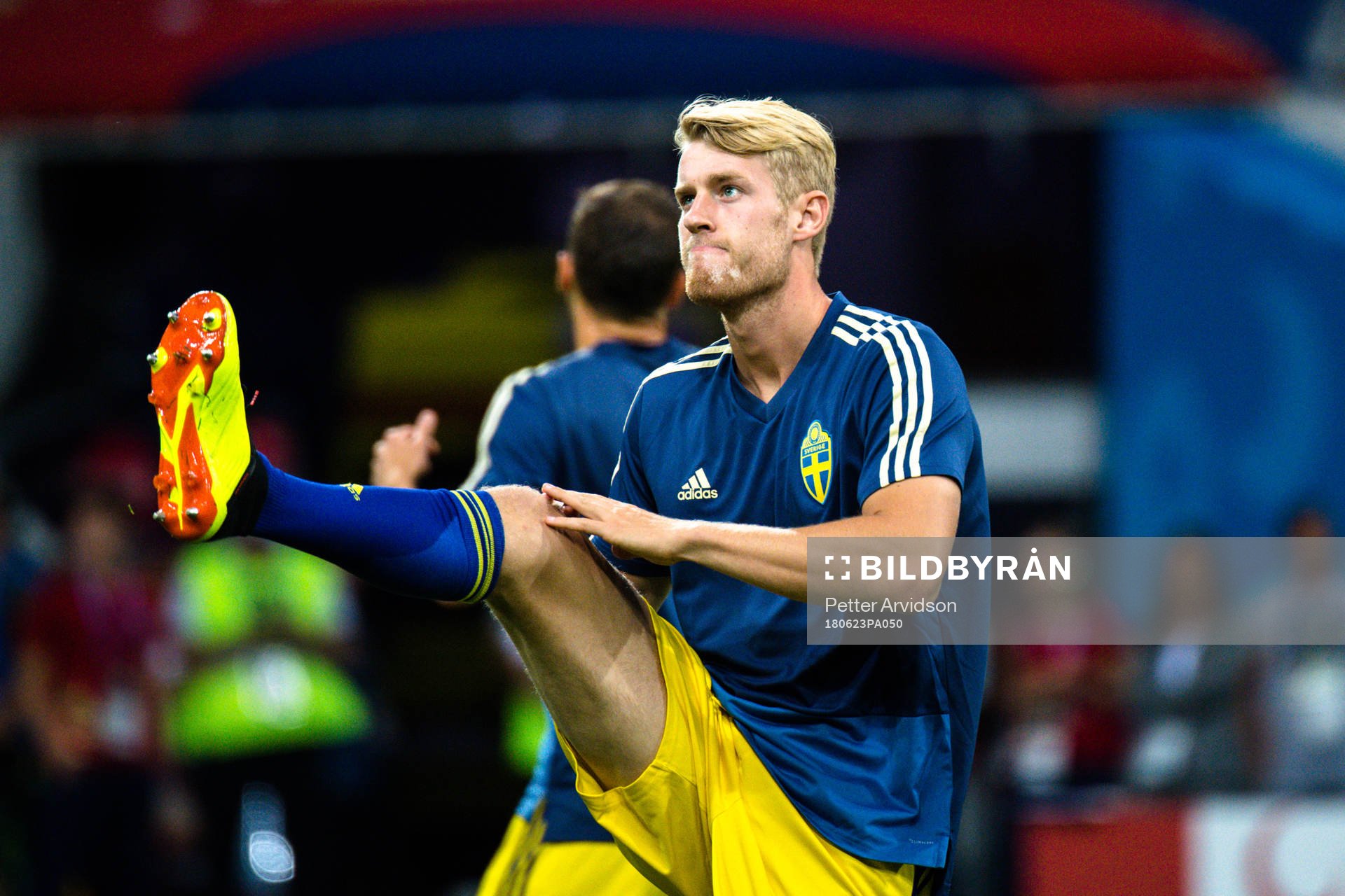 Filip Helander of Sweden prior the FIFA World Cup group