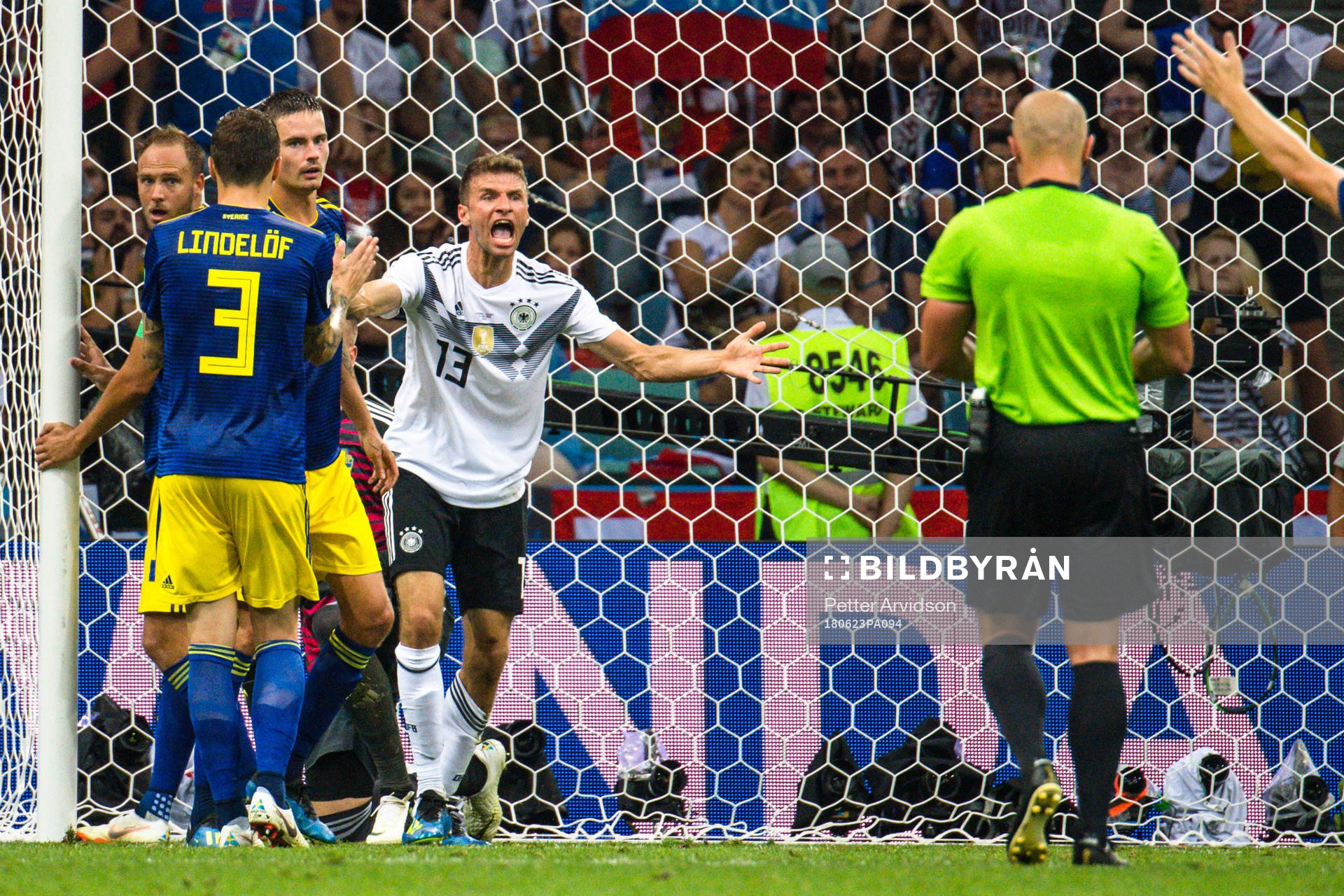 Thomas Müller  of Germany reacts