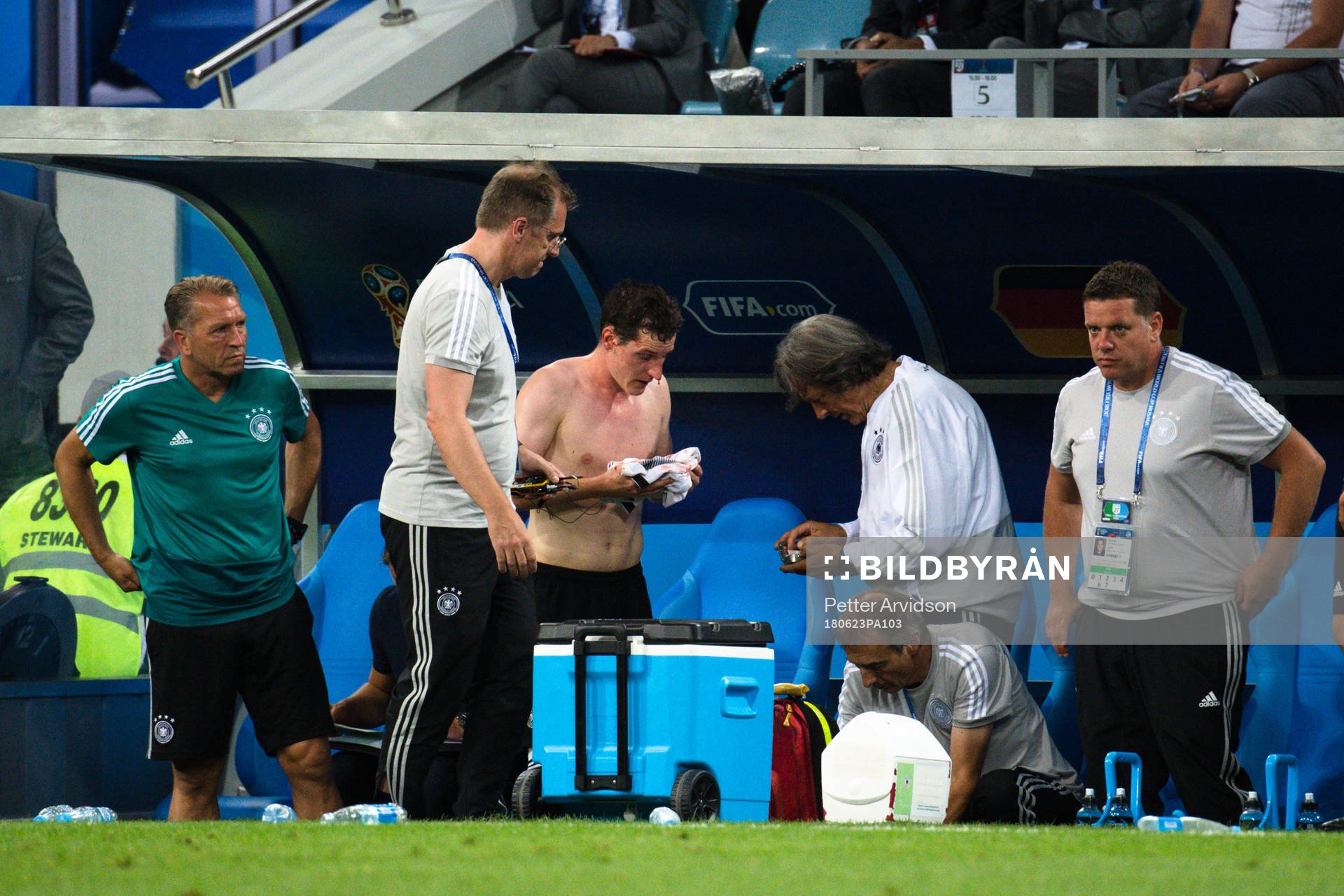 Sebastian Rudy of Germany in pain