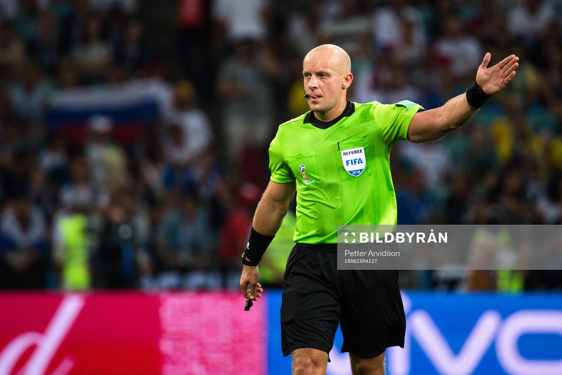 referee Szymon Marciniak