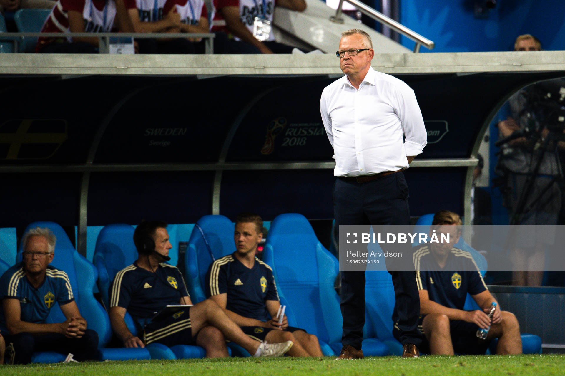 head coach Janne Andersson of Sweden