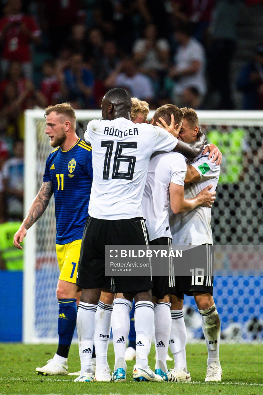 Antonio Rüdiger of Germany celebrates