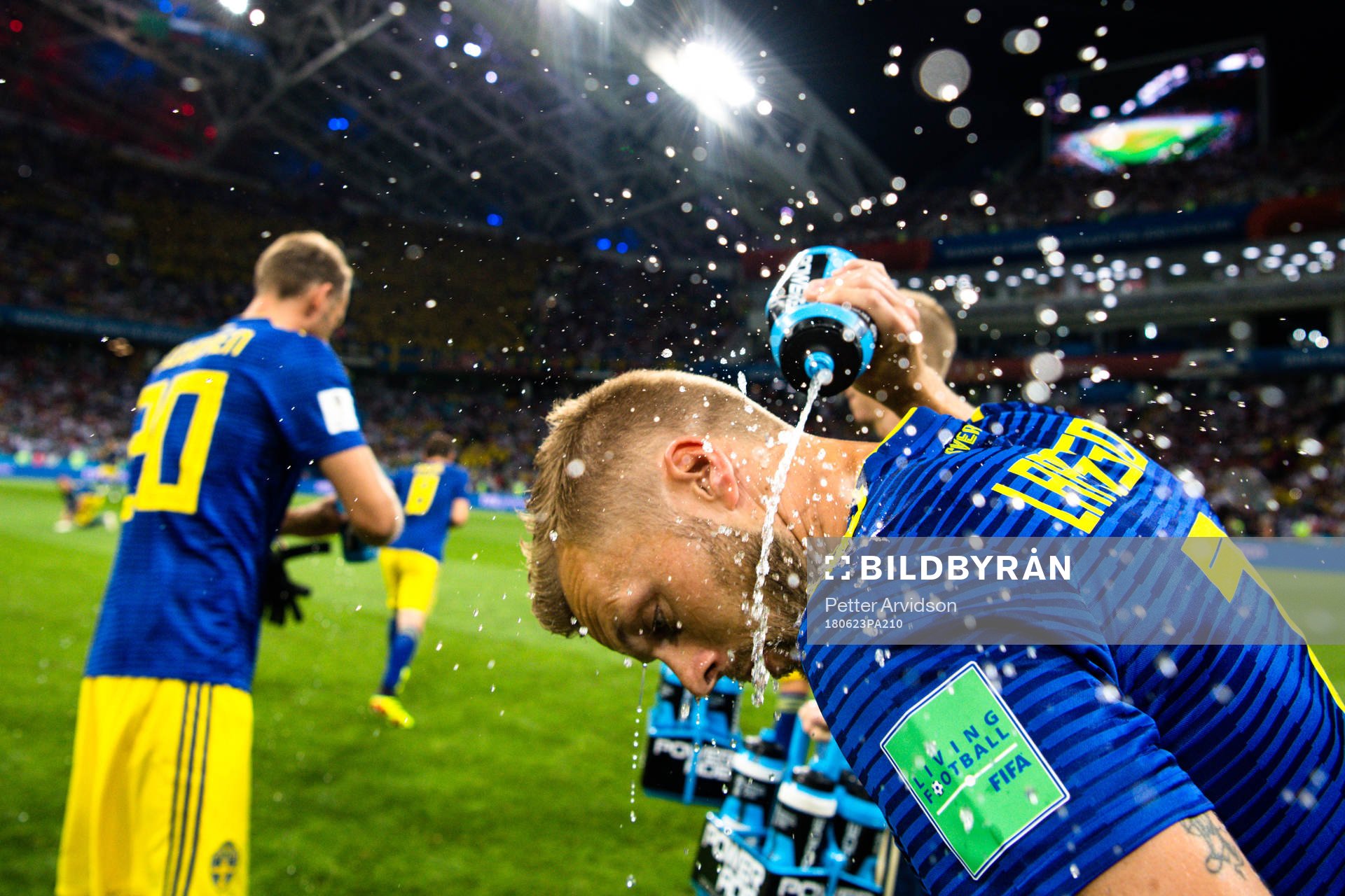 Sebastian Larsson of Sweden prior the FIFA World Cup group
