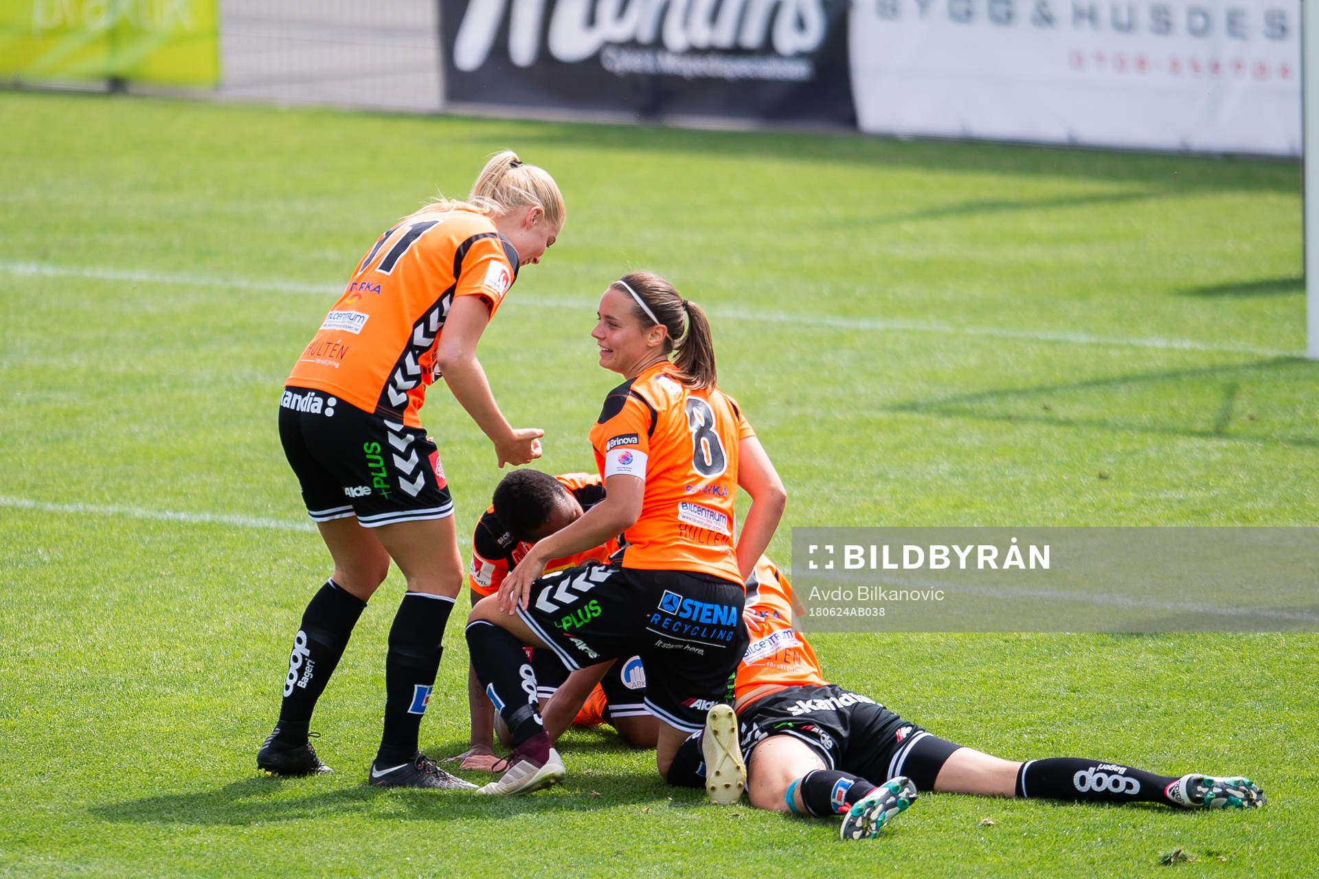 Kristianstads Amanda Edgren, Sofia Hagman, Rita Chikwelu