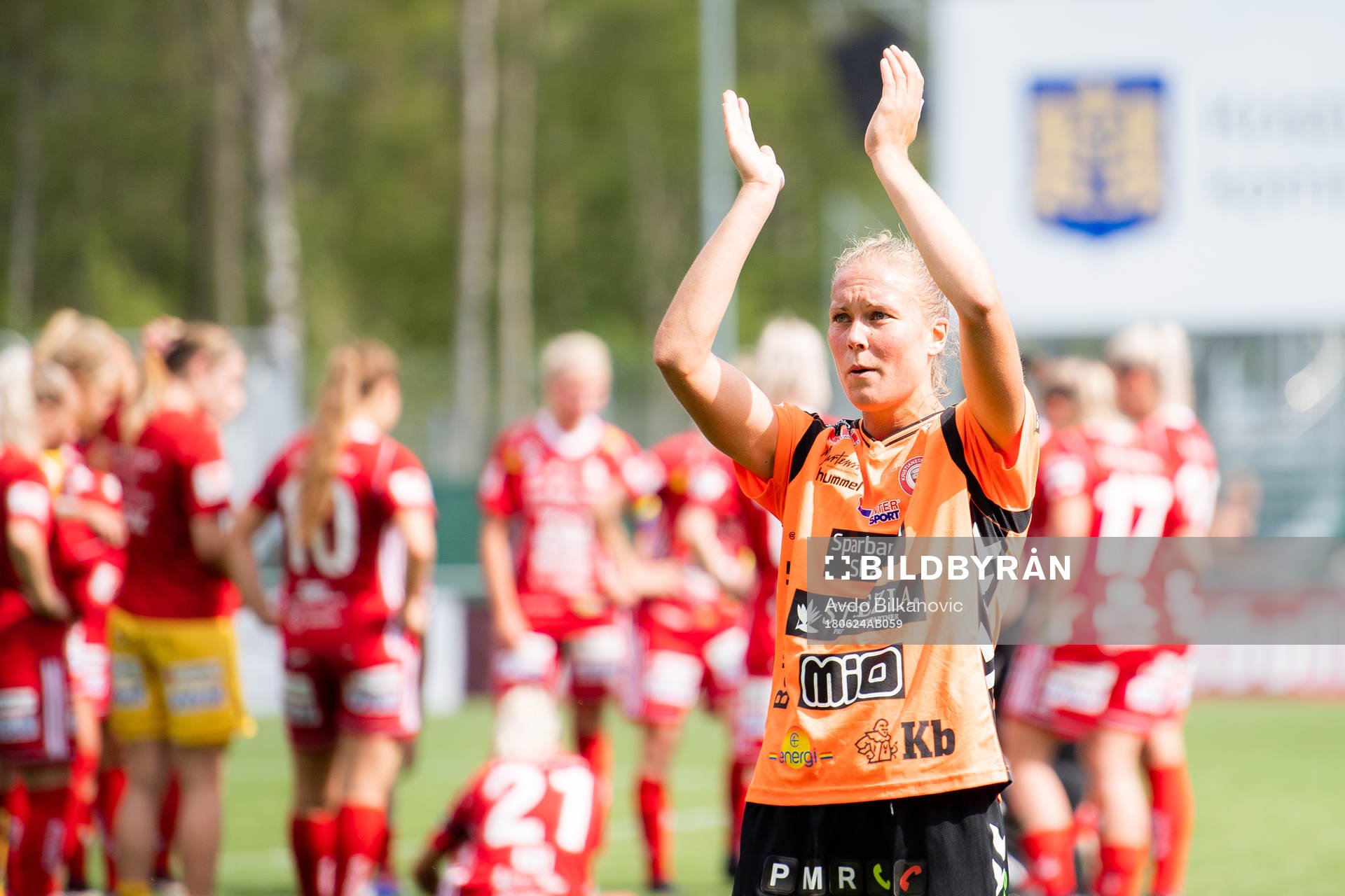 Kristianstads Therese Ivarsson tackar publike