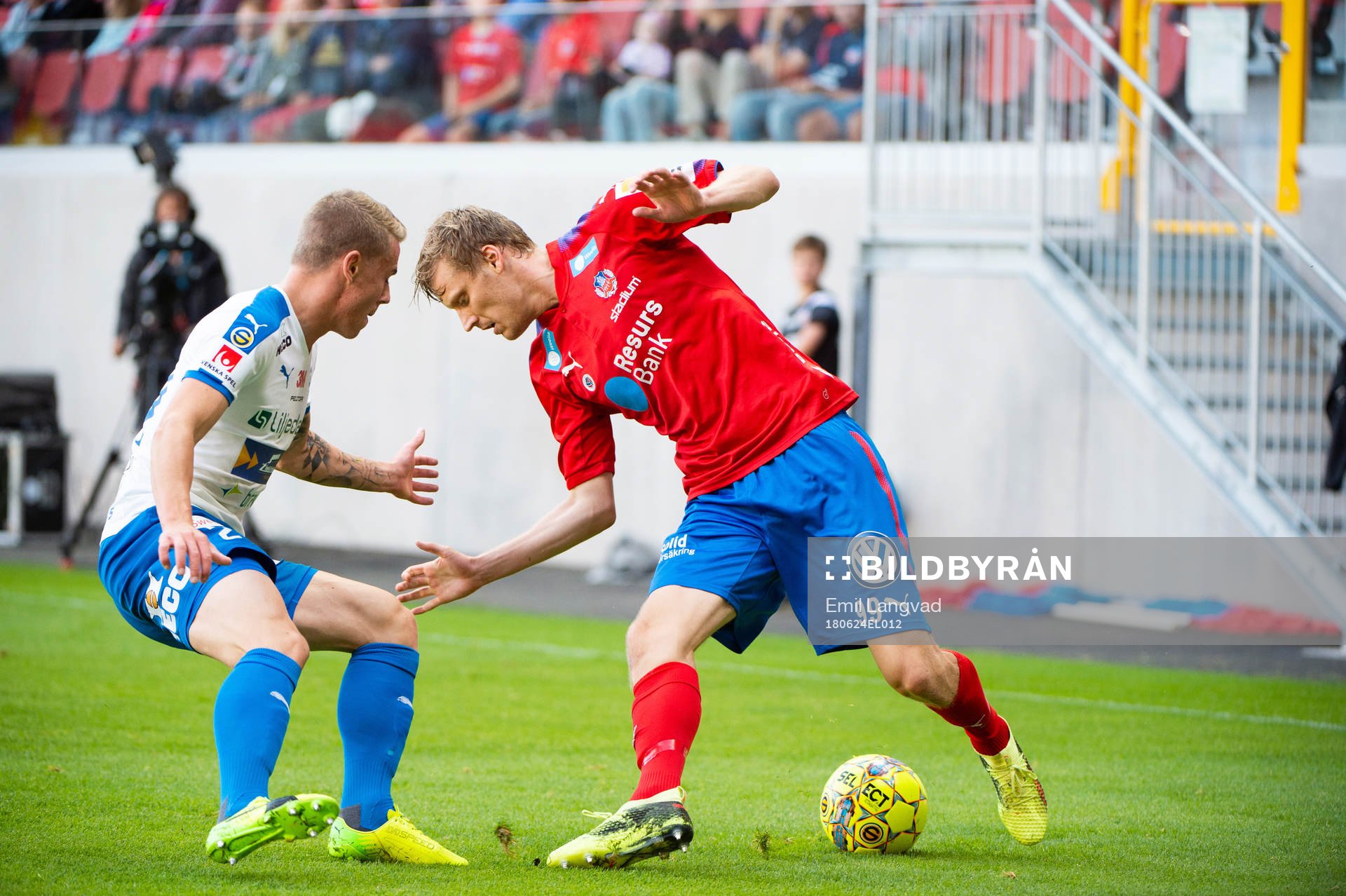 Värnamos Anton Maikkula och Helsingborgs Andri Runar