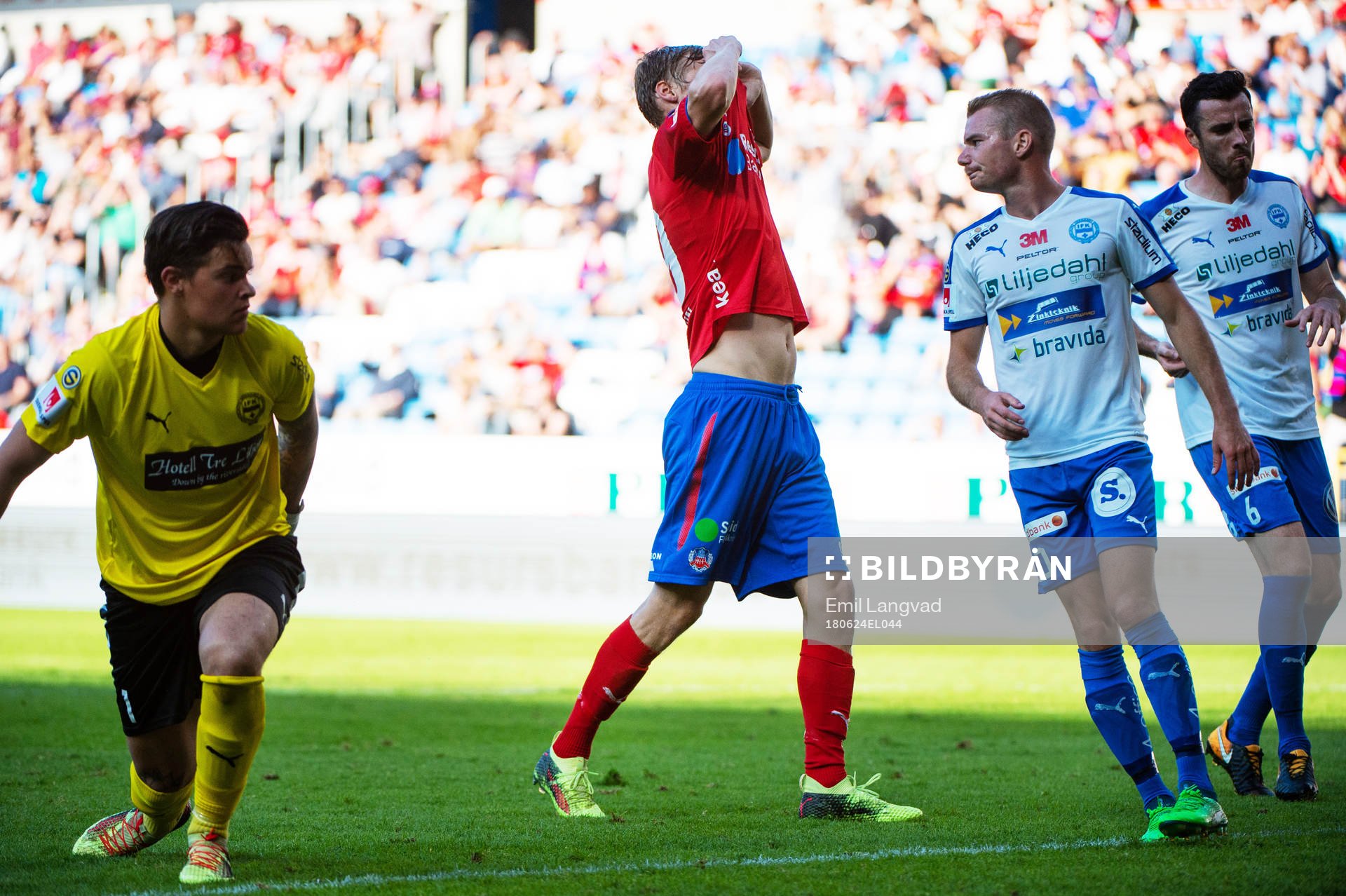 Helsingborgs Andri Runar Bjarnason deppar