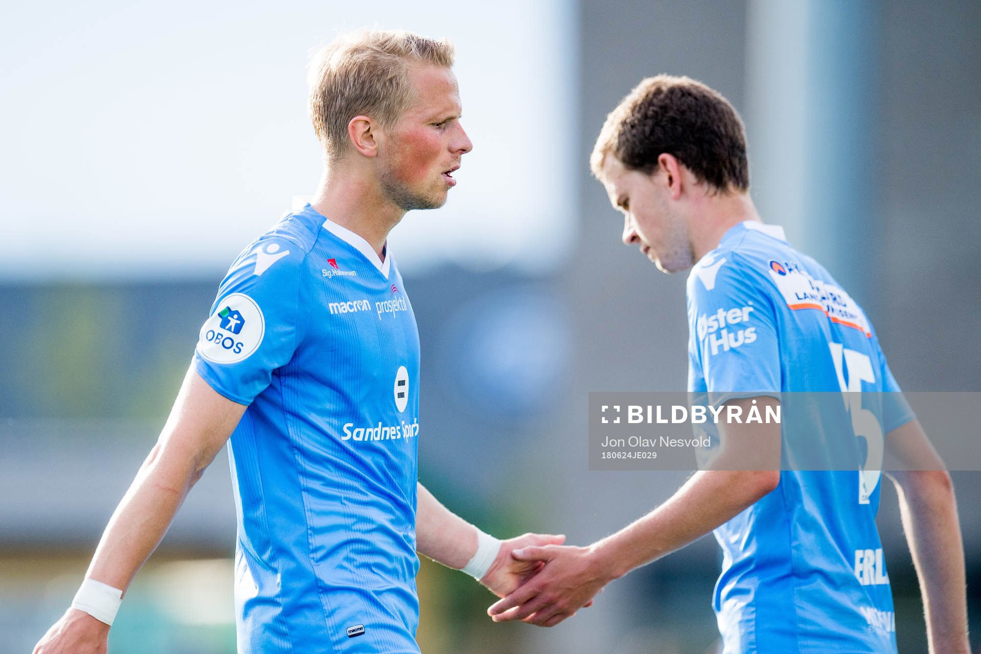Tapio Heikkilä and Vegard Østraat Erlien of Sandnes Ulf