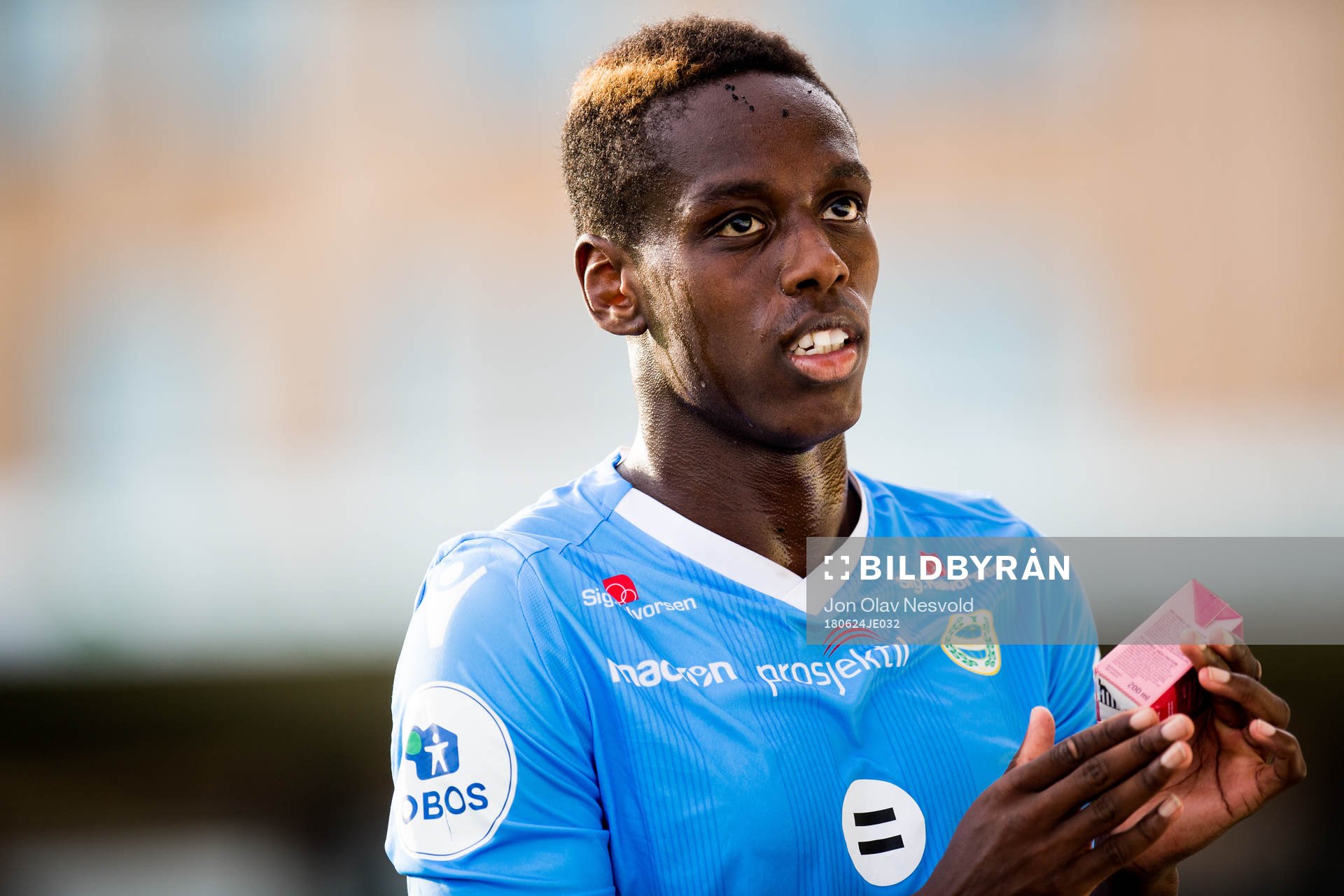 Akinsola Akinyemi of Sandnes Ulf