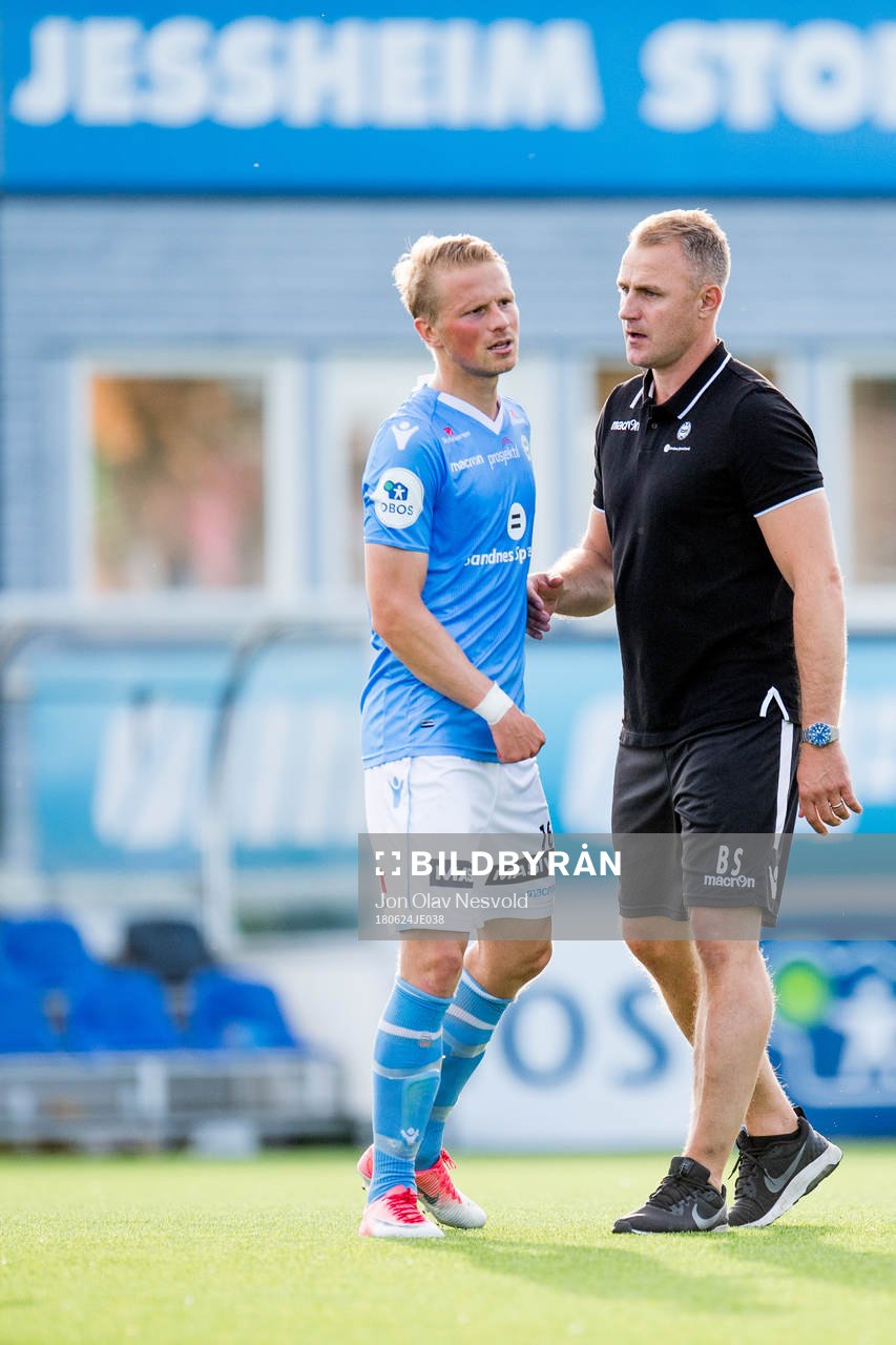 Bengt Sæternes, head coach of Sandnes Ulf, and Tapio
