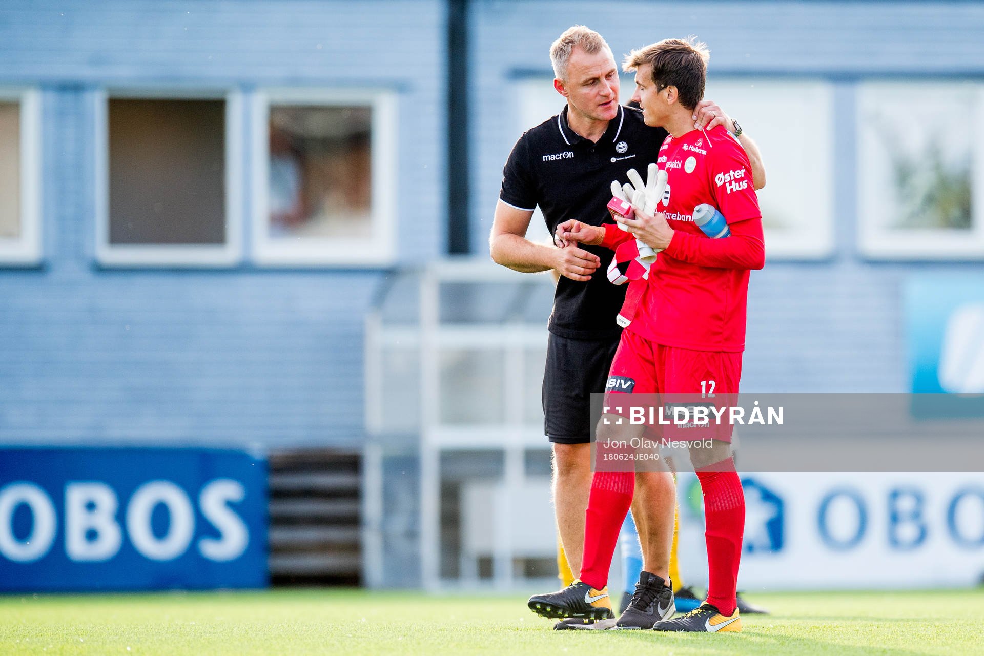 Bengt Sæternes, head coach of Sandnes Ulf, and goalkeeper