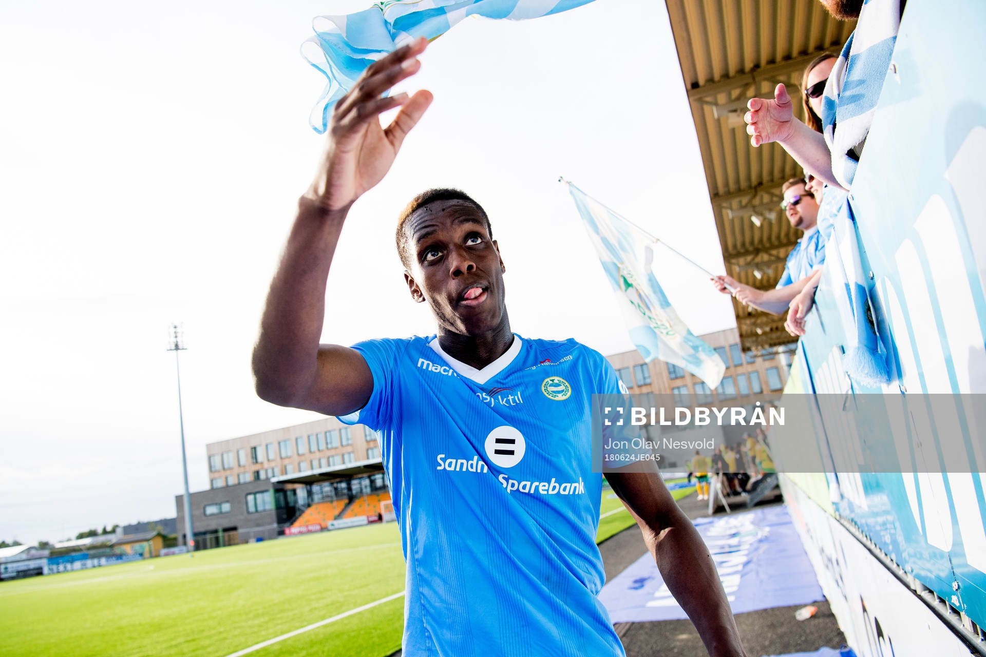 Akinsola Akinyemi of Sandnes Ulf