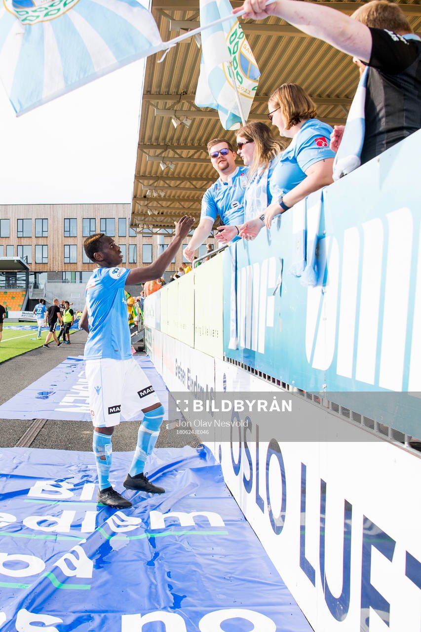 Akinsola Akinyemi of Sandnes Ulf