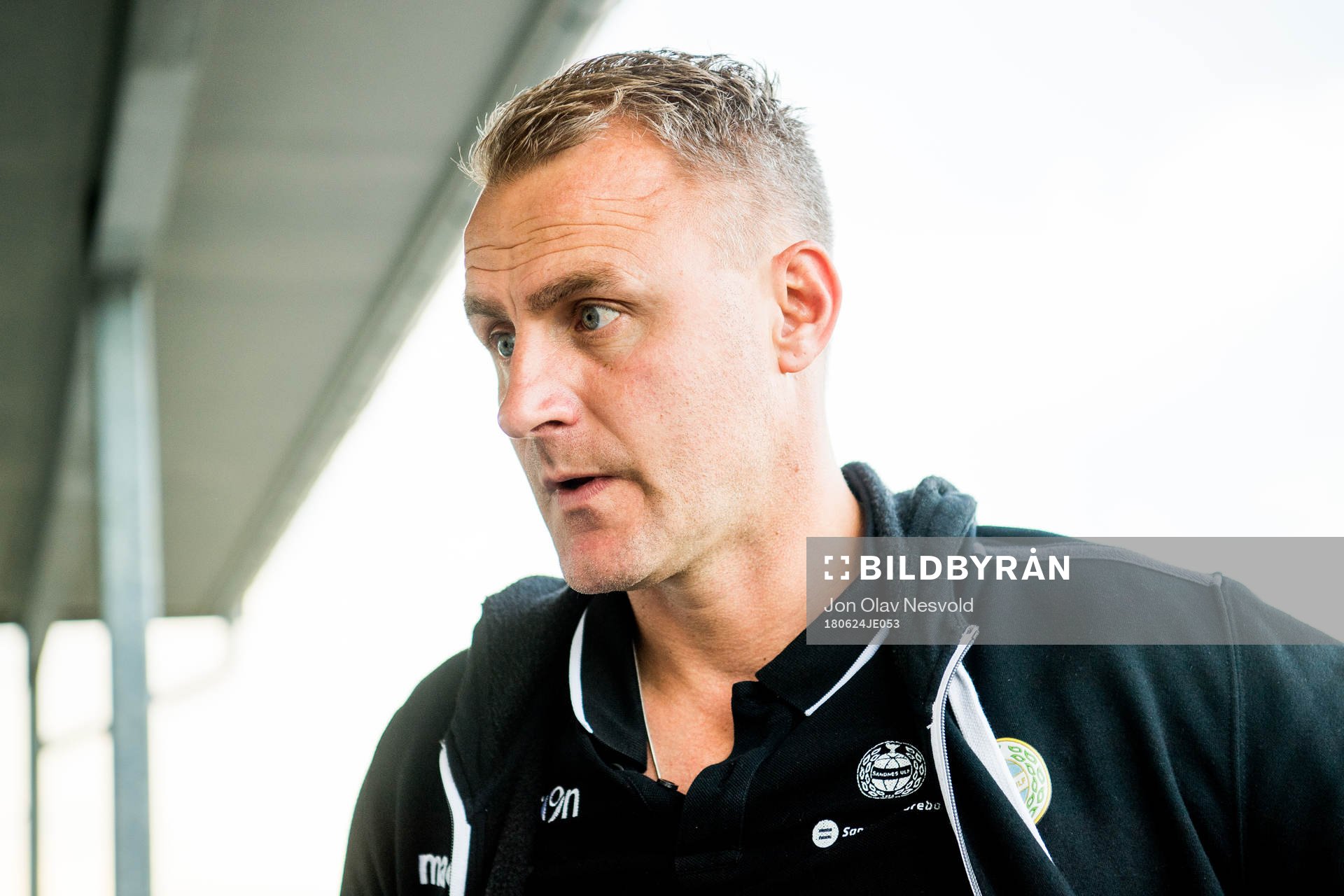 Bengt Sæternes, head coach of Sandnes Ulf, after the OBOS-ligaen match between Ull/Kisa and Sandnes Ulf on June 24, 2018 in Jessheim.