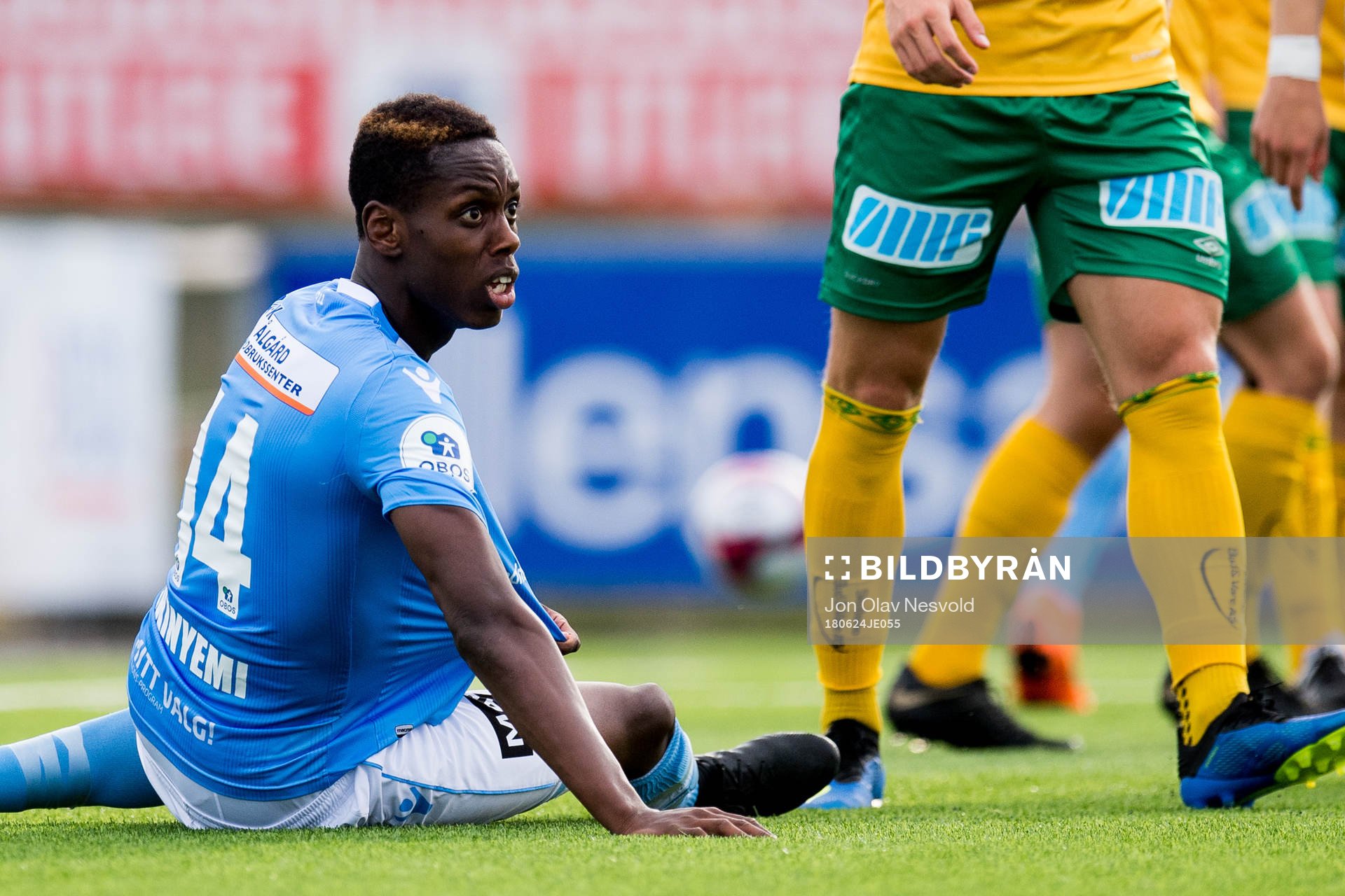 Akinsola Akinyemi of Sandnes Ulf