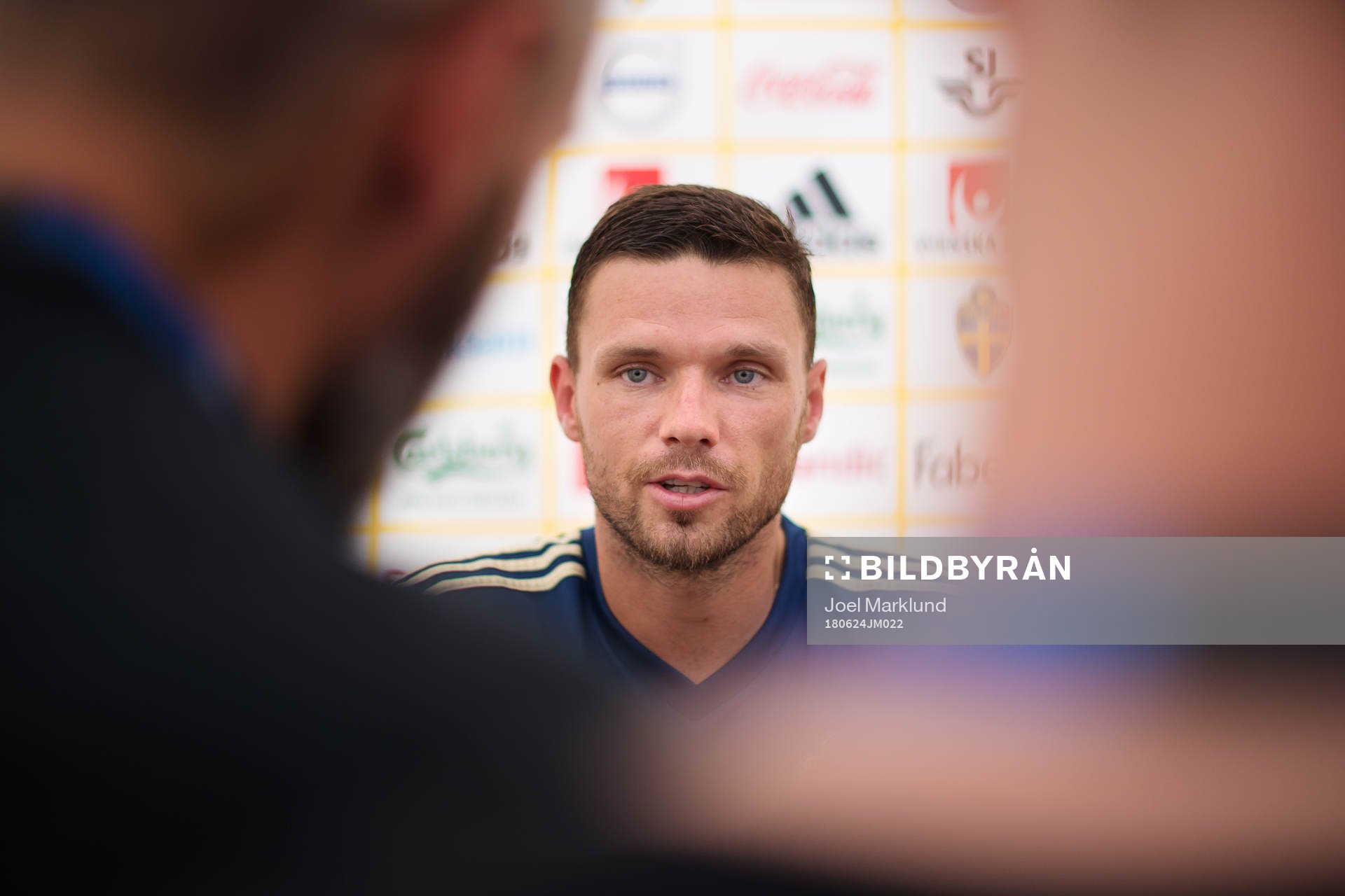 Marcus Berg of the Swedish national football team