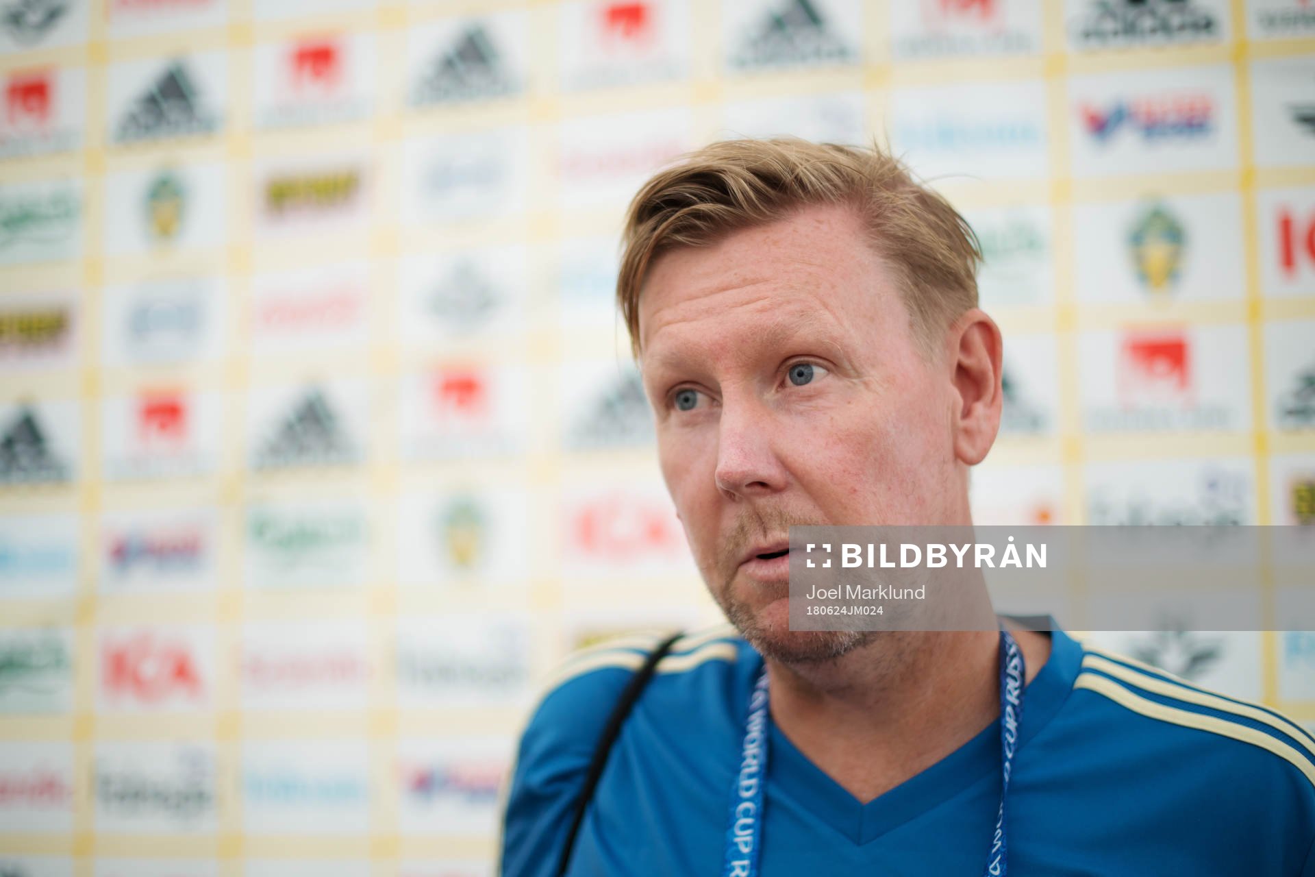 Assistant coach Peter Wettergren of the Swedish national