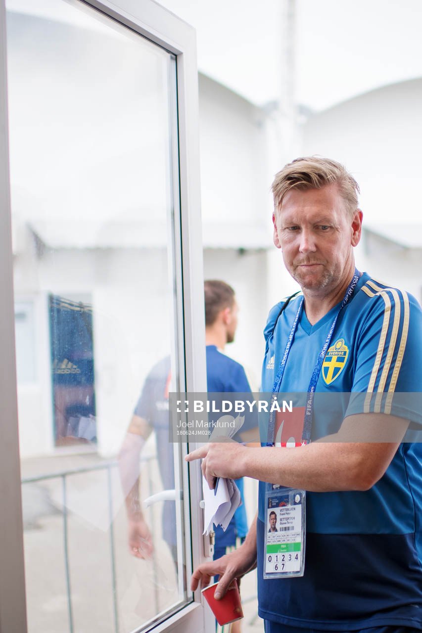Assistant coach Peter Wettergren of the Swedish national