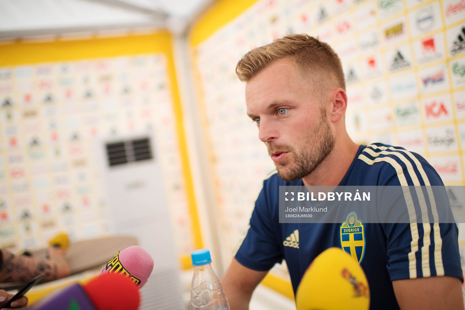 Sebastian Larsson of the Swedish national football team