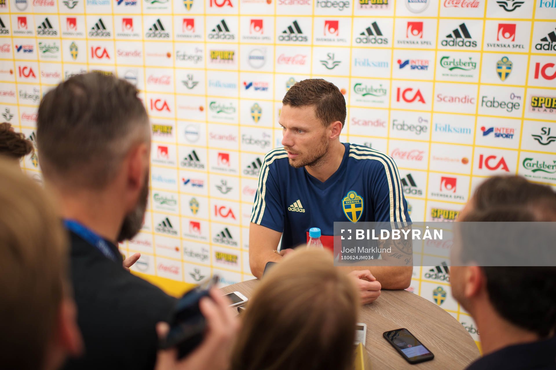 Marcus Berg of the Swedish national football team