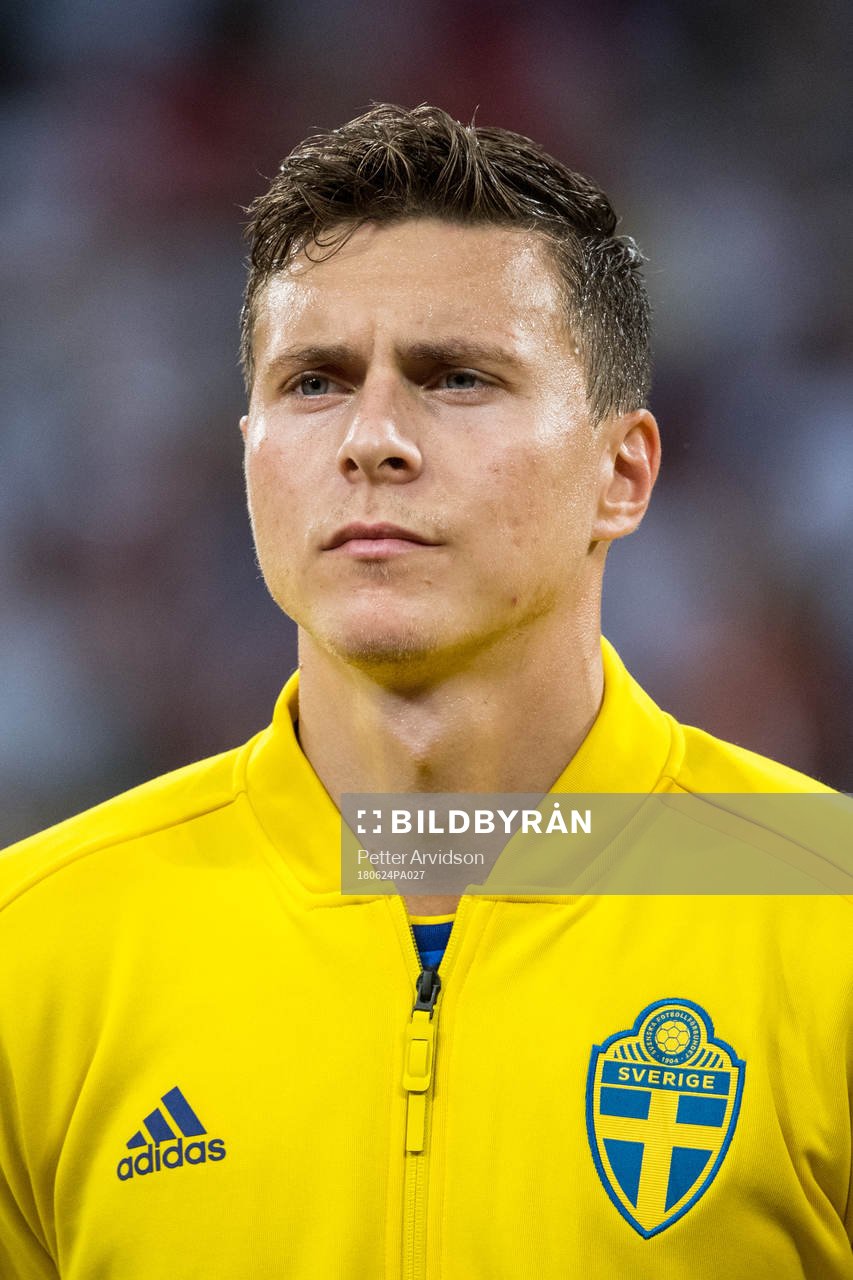 Victor Nilsson Lindelöf of Sweden prior the FIFA World Cup