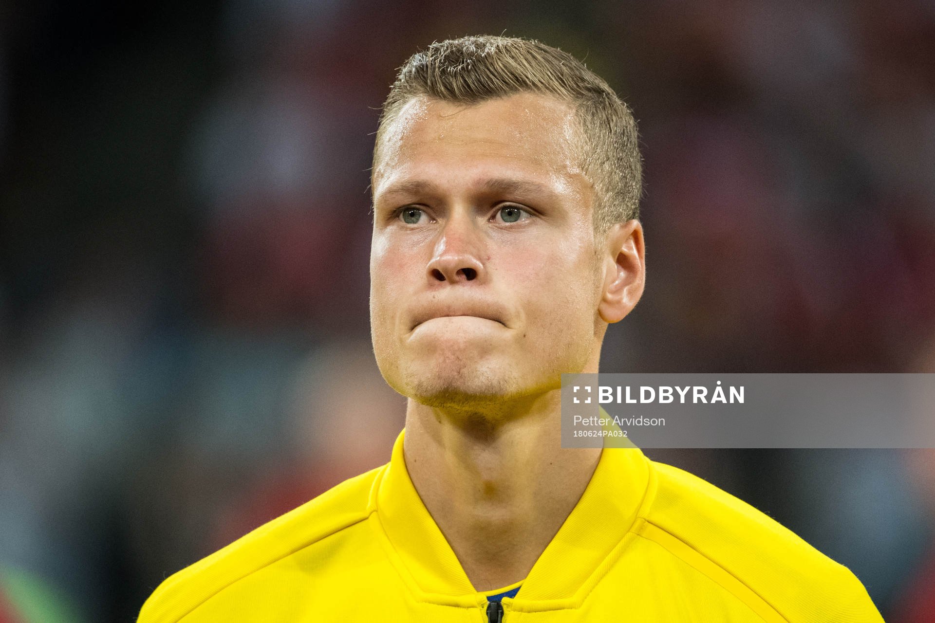 Viktor Claesson of Sweden prior the FIFA World Cup group