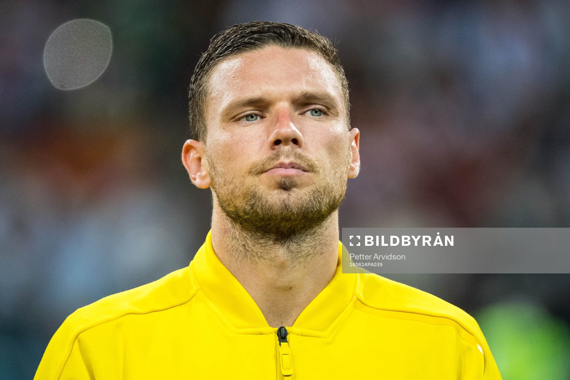 Marcus Berg of Sweden prior the FIFA World Cup group stage
