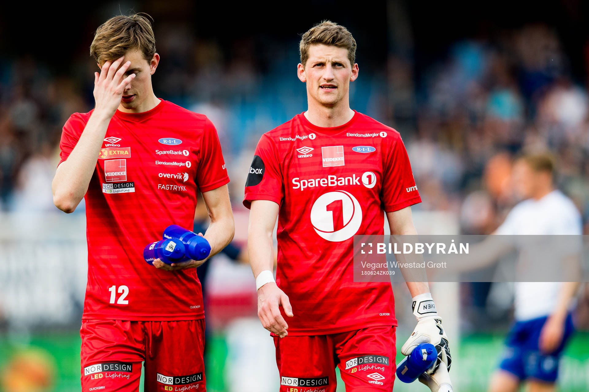 Goalkeepers Magnus Lenes and Even Barli of Ranheim