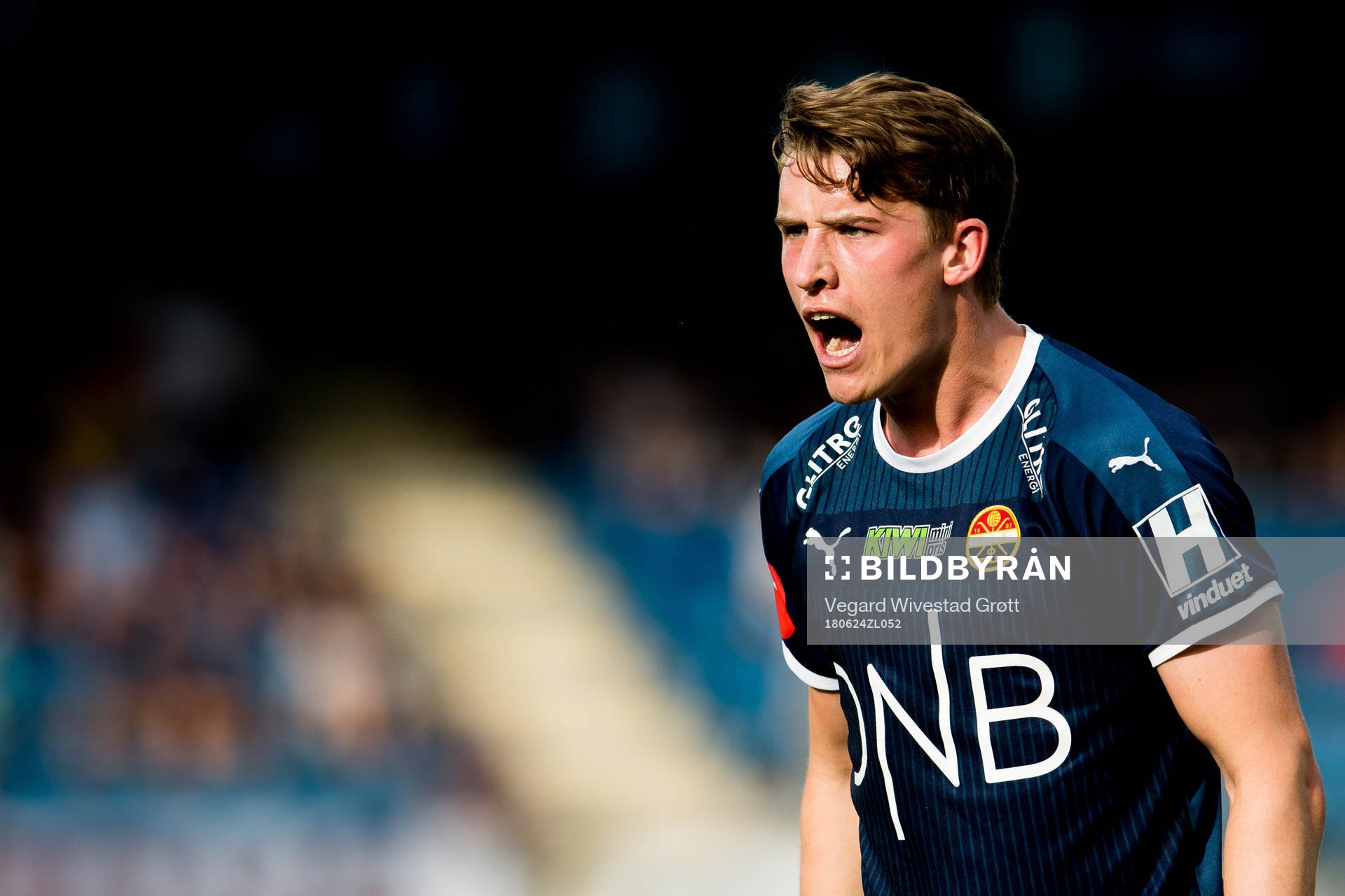 Marius Høibråten of Strømsgodset reacts