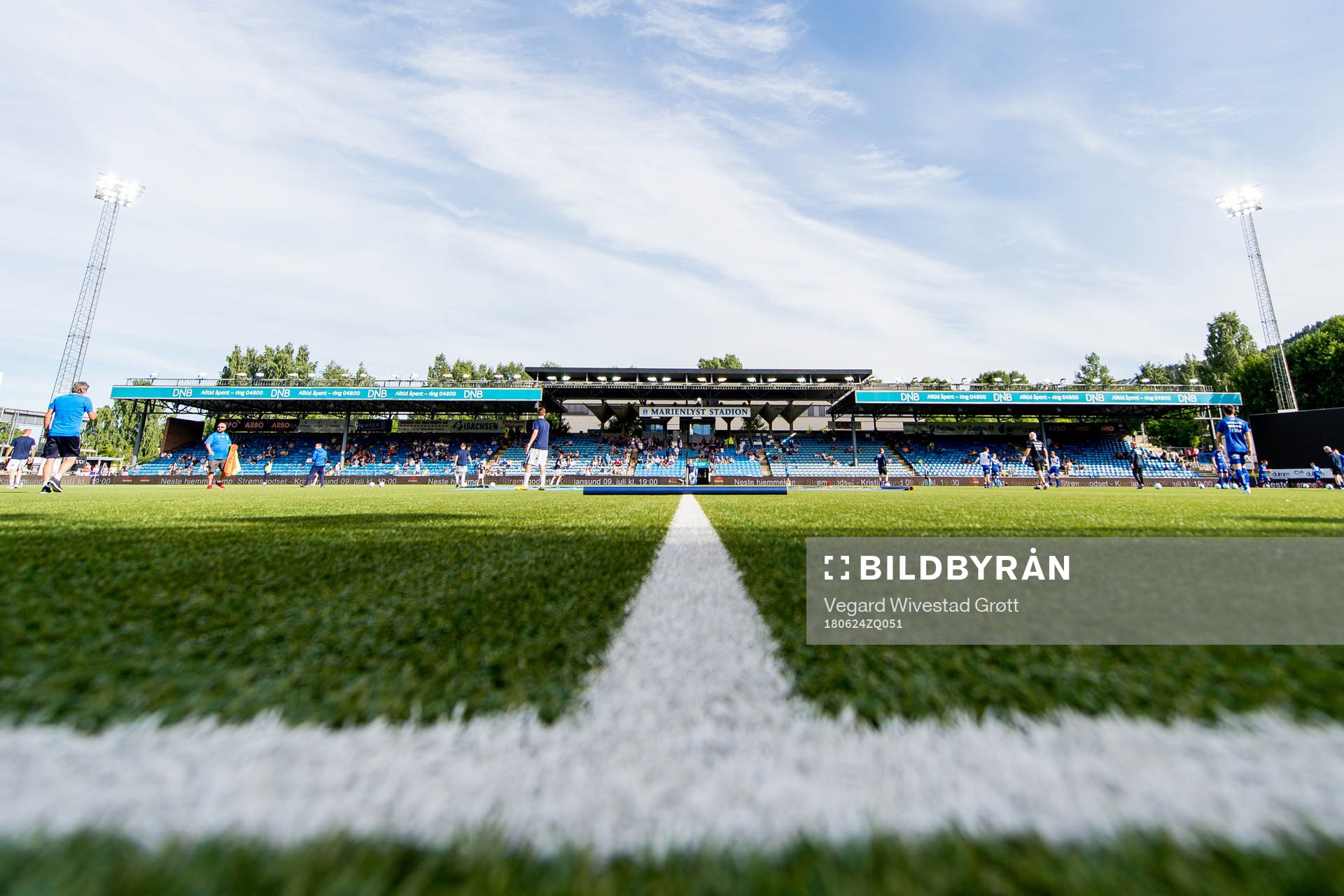General view of Marienlyst stadion