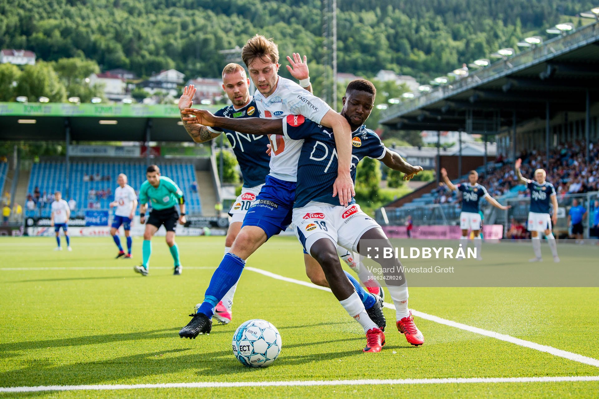 Marcus Pedersen of Strømsgodset, Daniel Kvande of Ranheim