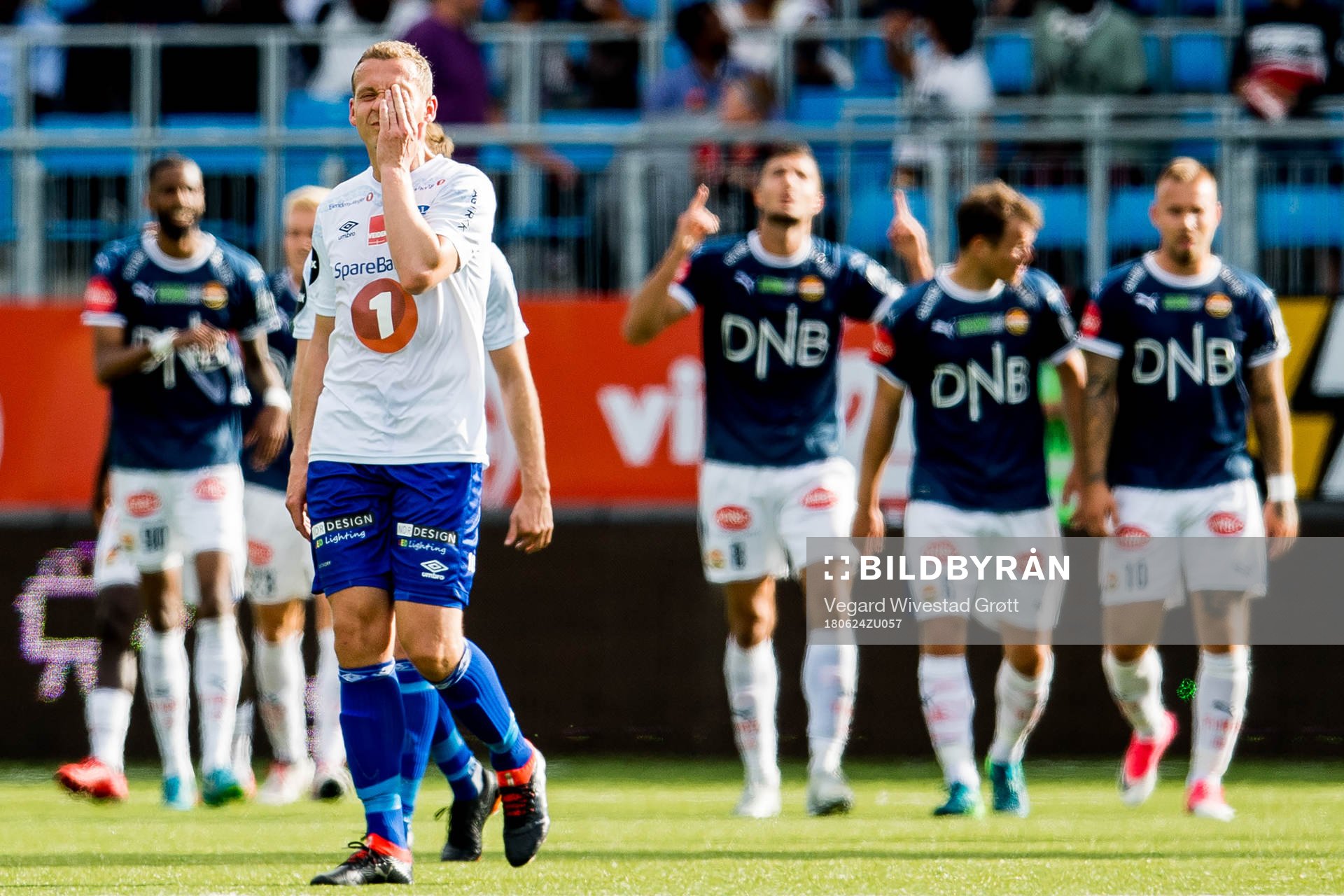 Øyvind Storflor of Ranheim looks dejected