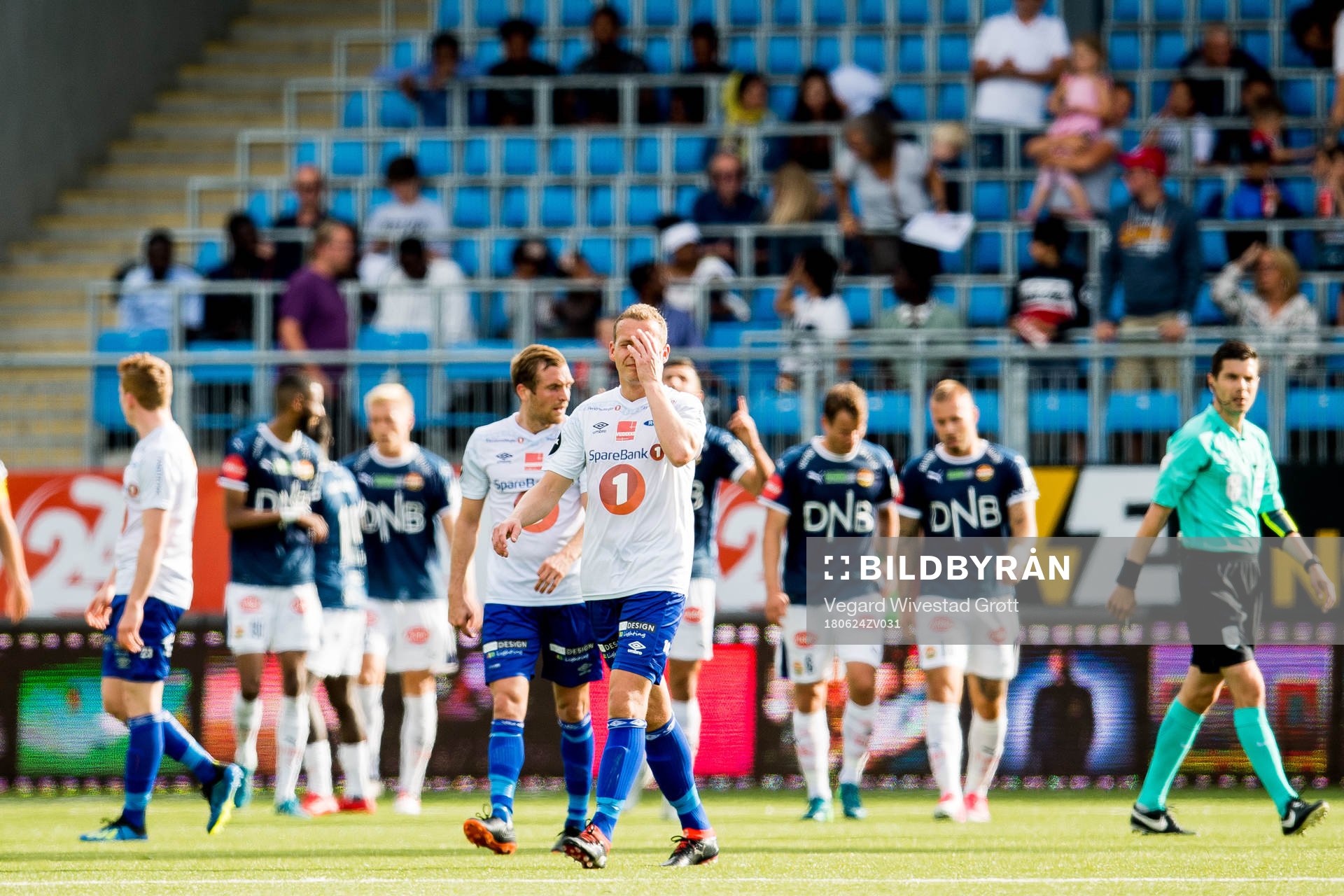 Øyvind Storflor of Ranheim looks dejected